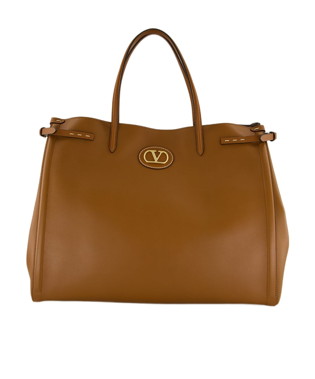 Valentino Medium Antibes Tote Bag In Brown