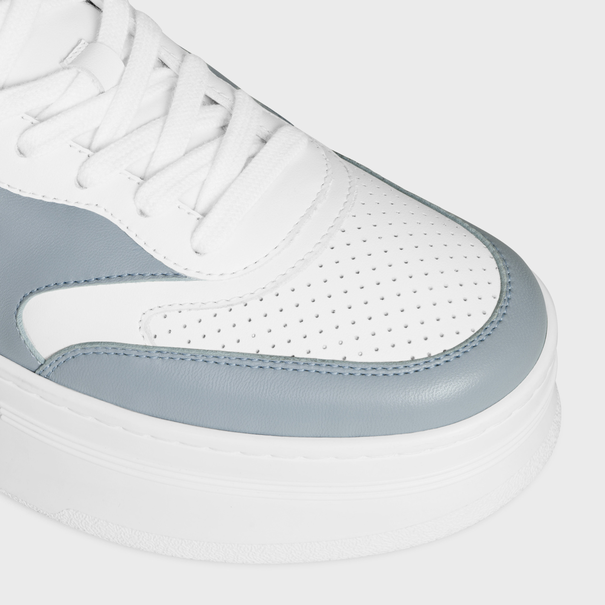 Celine Block Low-cut Casual Shoes In White