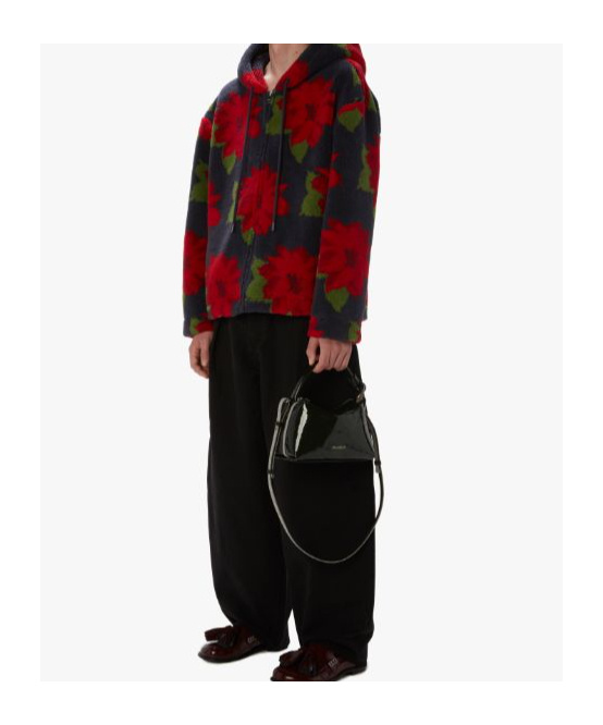 JW ANDERSON FLORAL-PRINT HOODED JACKET