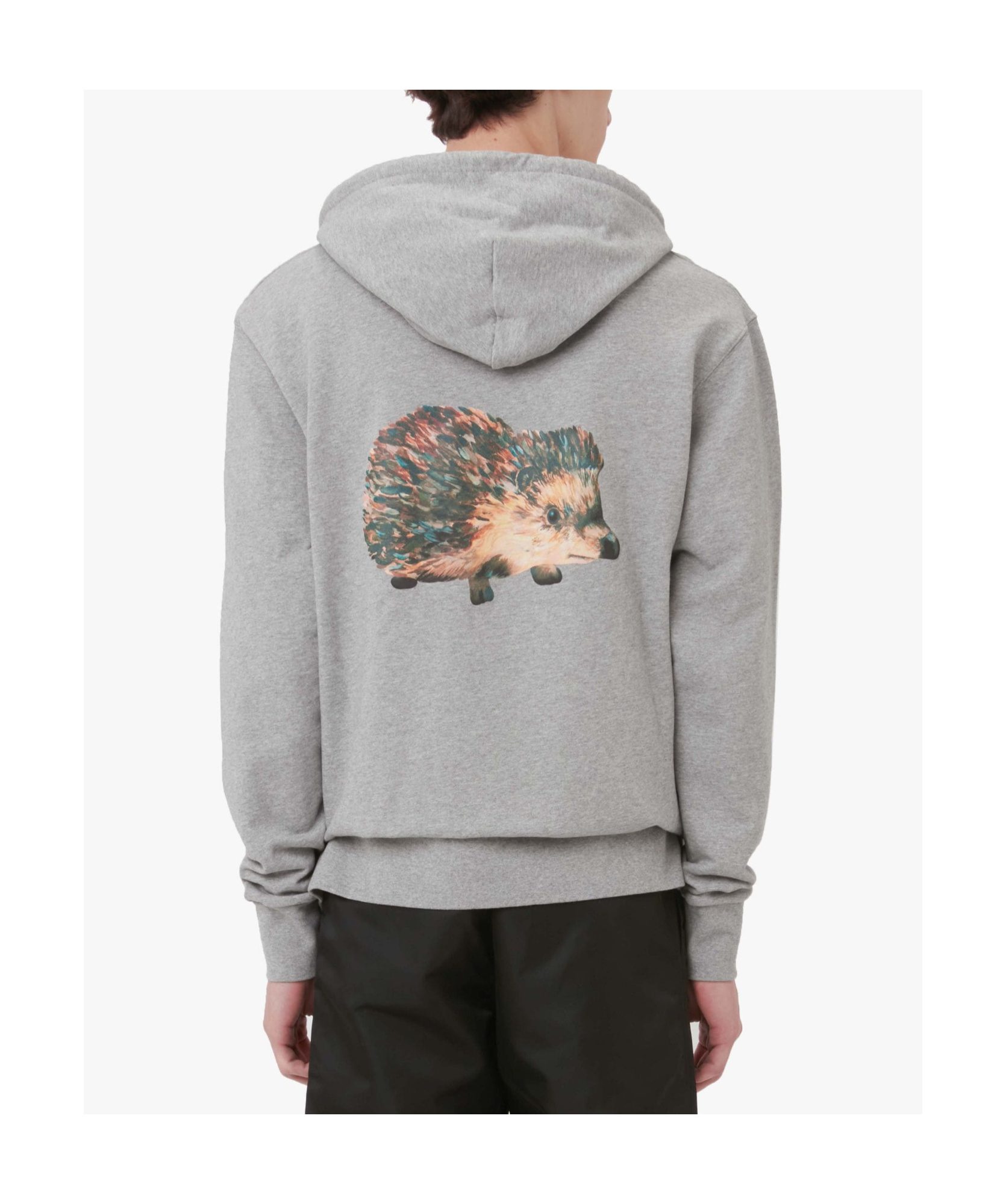 Jw Anderson Prickly Slogan-print Hoodie In Gray