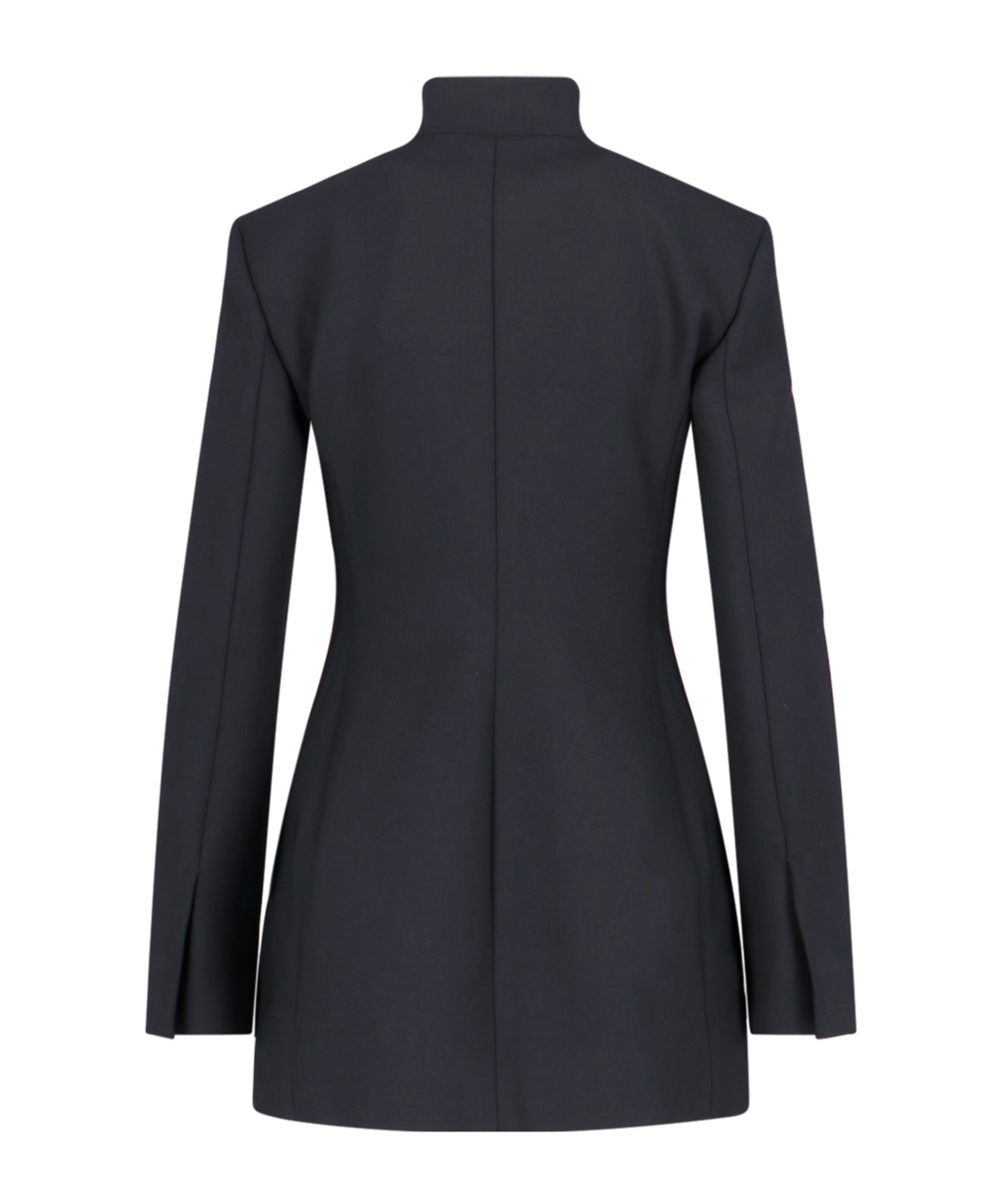 FERRAGAMO VERTICAL COLLAR FIRST SHEARING WOOL CASUAL JACKET