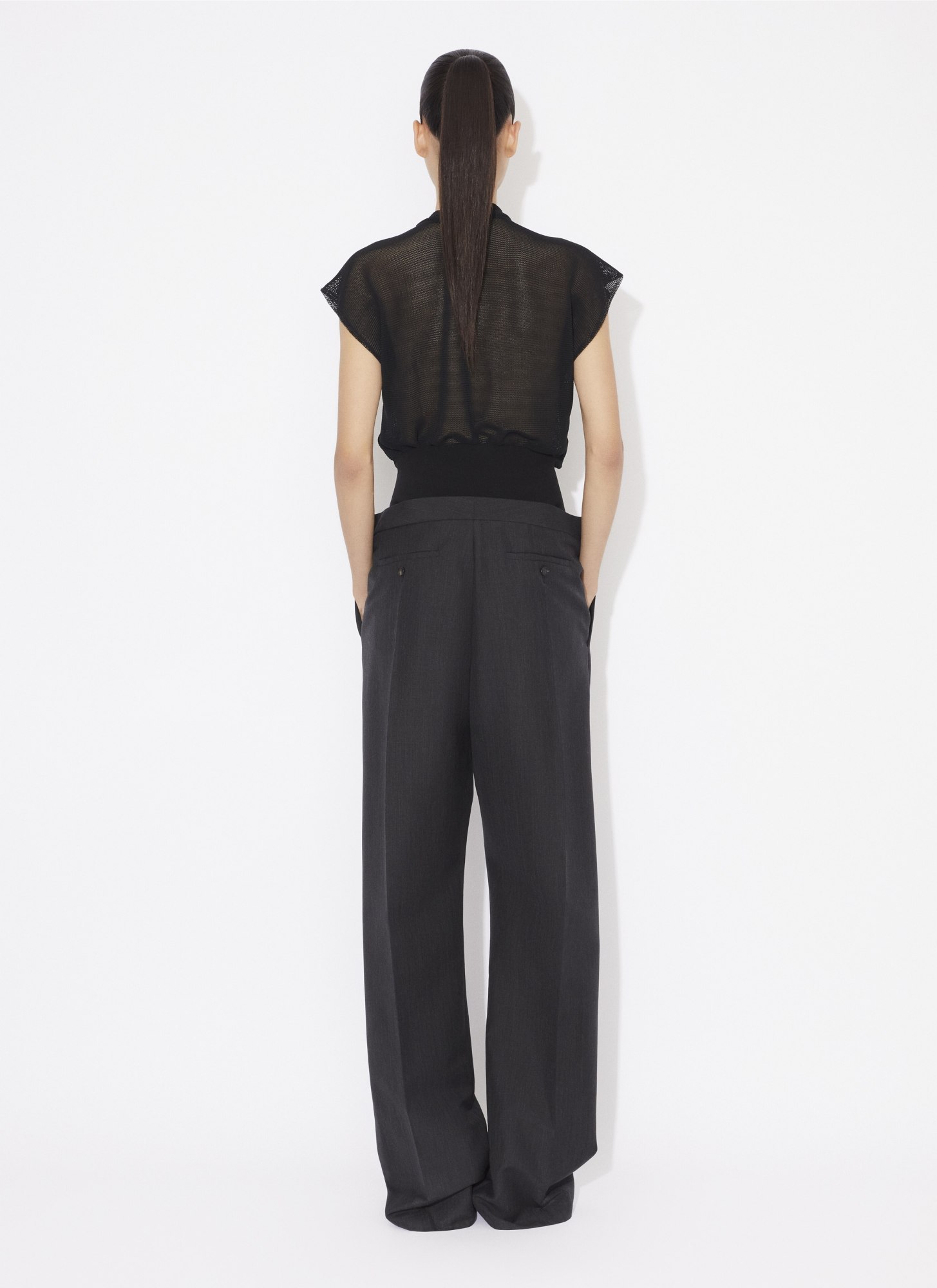 Alaïa Round-neck Knitted Jumpsuit In Black