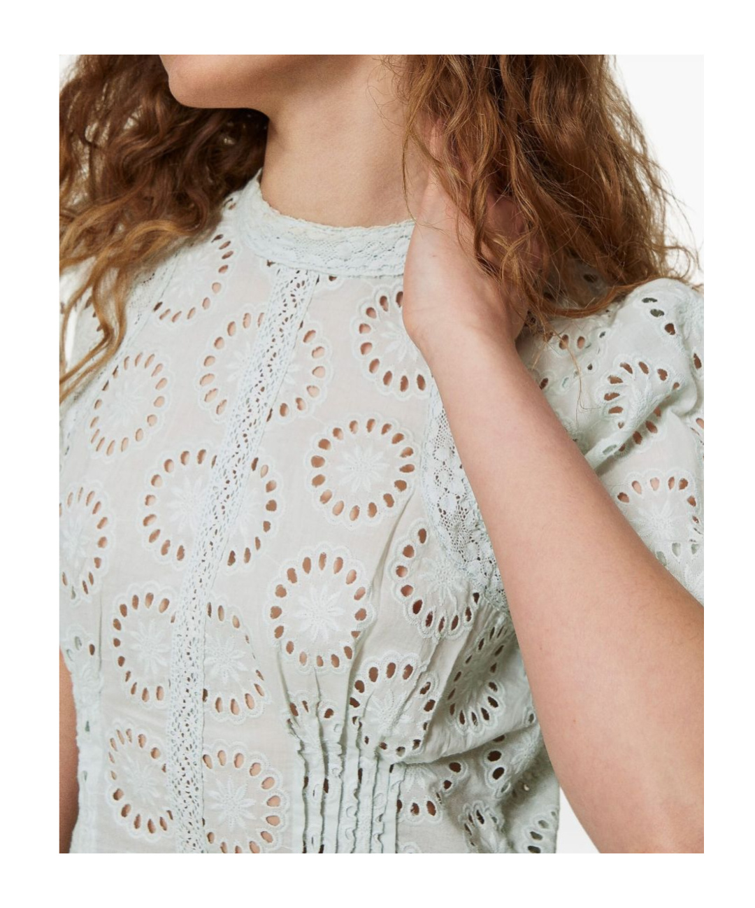 Shop Twinset Cut-out Blouse
