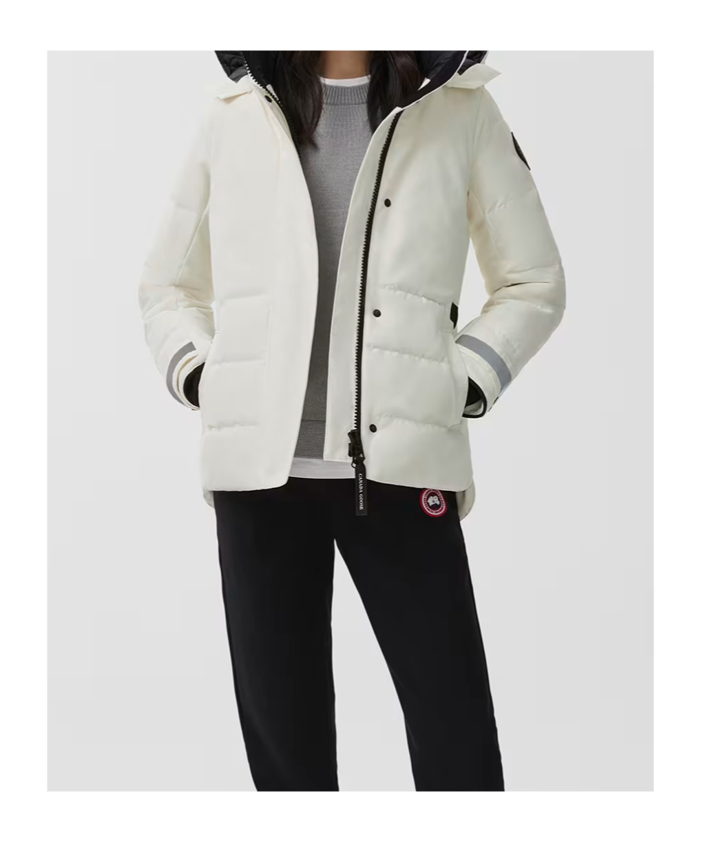 Canada Goose Lyndale Parka In White