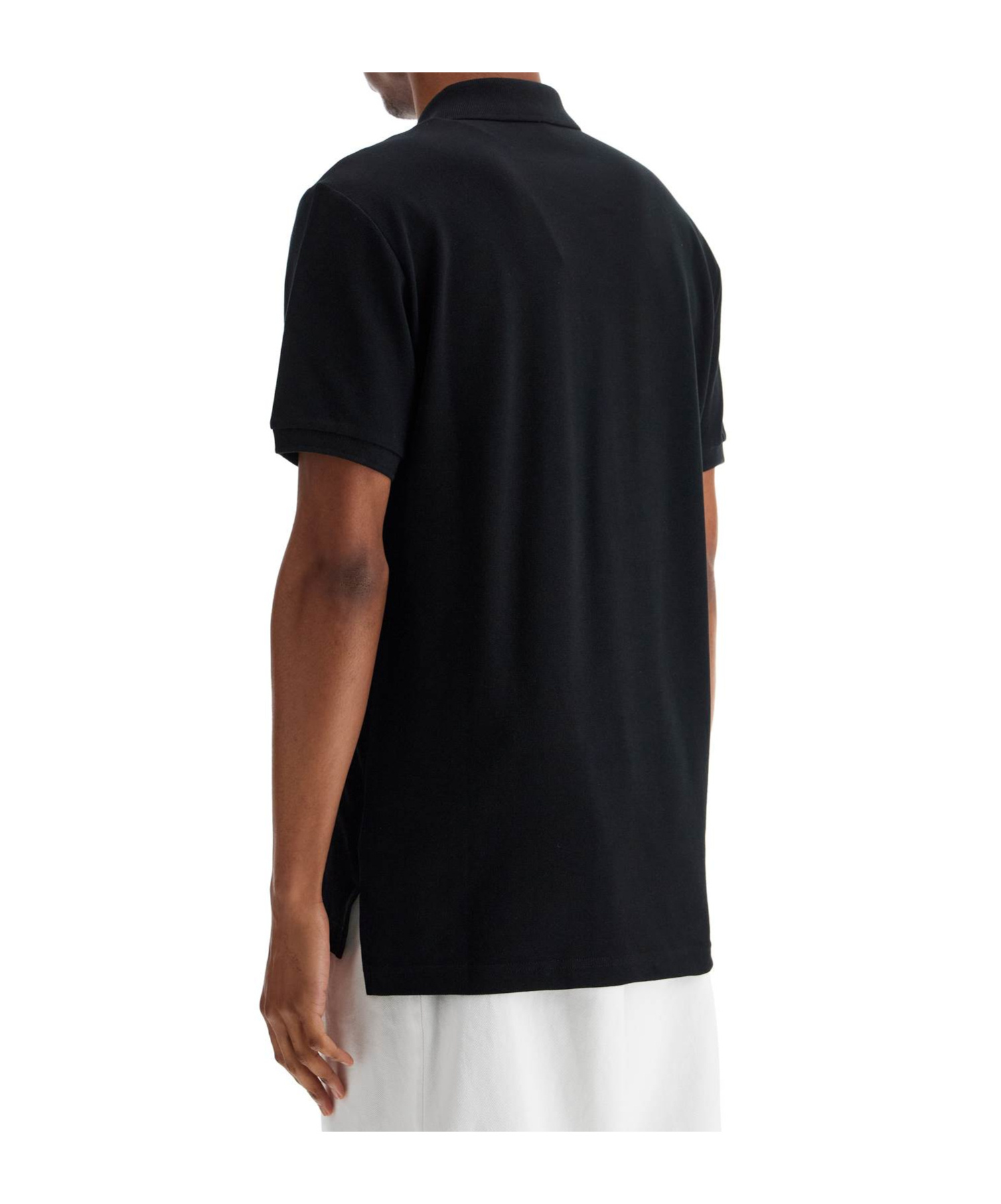 Moschino Short-sleeved Polo Shirt In Black