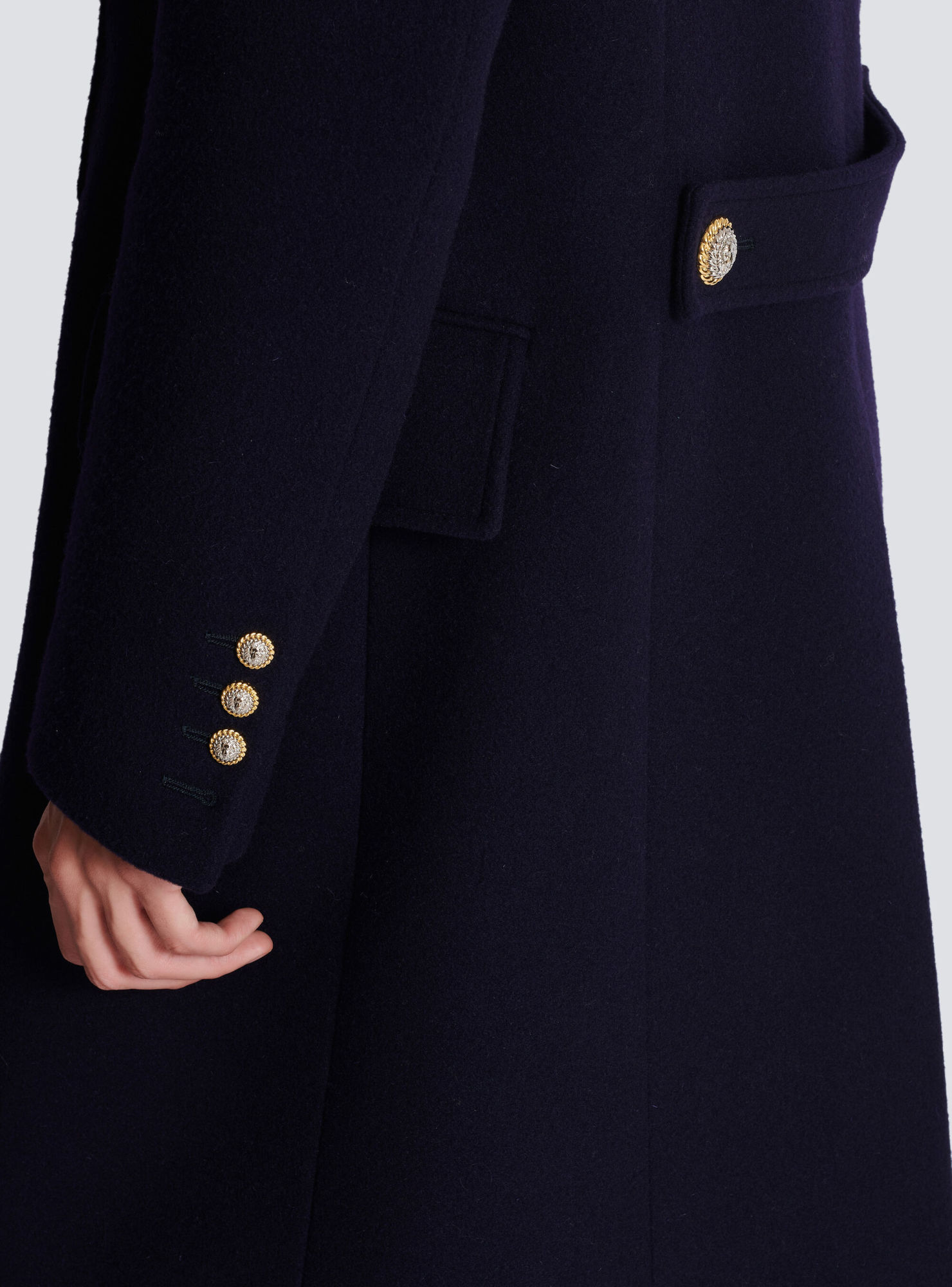 BALMAIN DOUBLE-BREASTED COAT