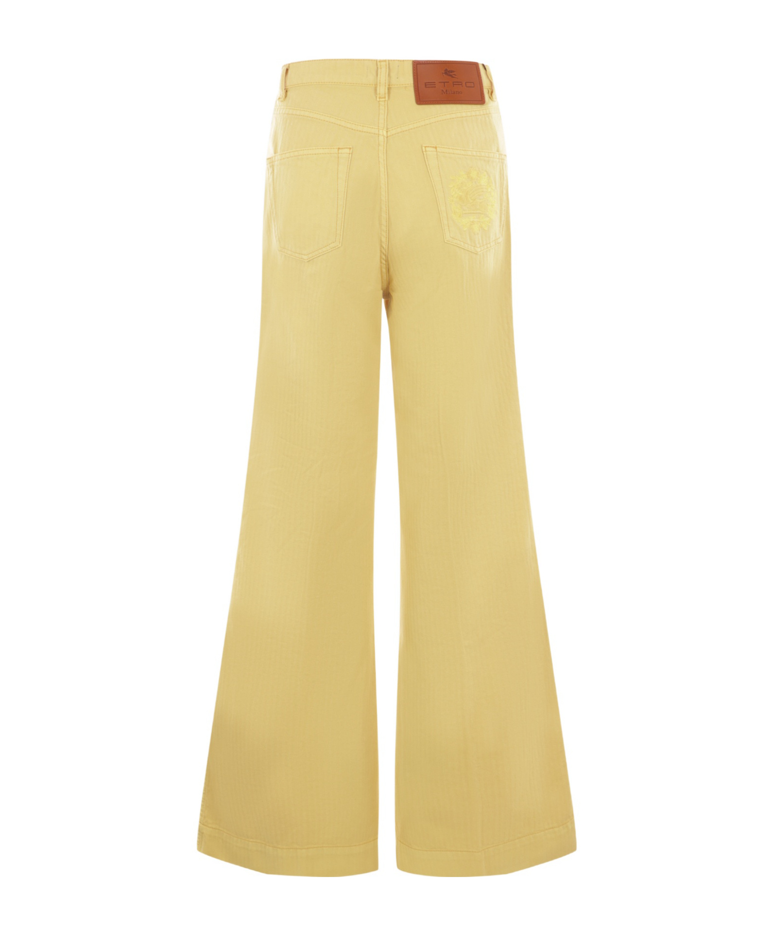 Etro Wide Leg In Yellow
