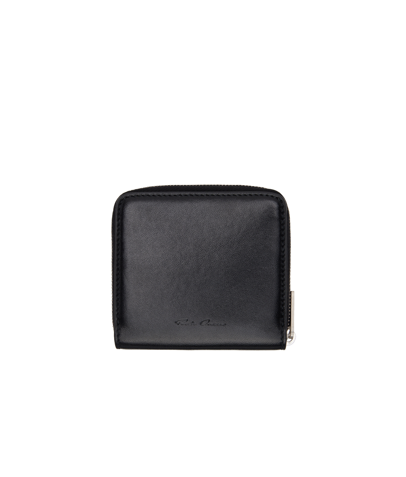 Rick Owens Hollywood Glosssy Wallet In Black