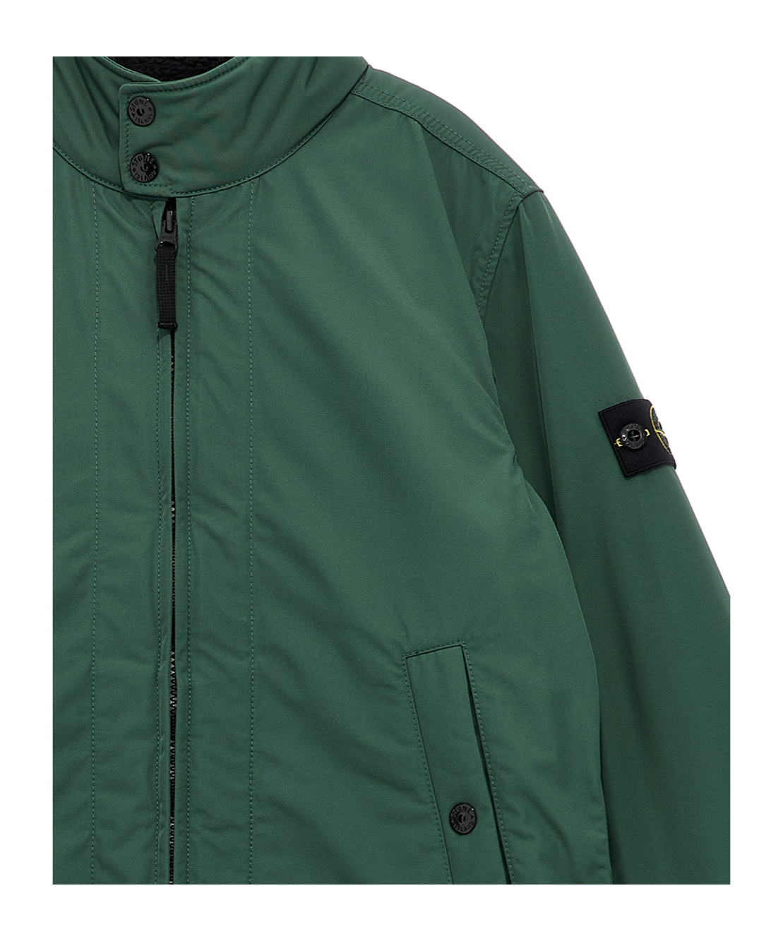 Stone Island Removable-lining Jacket In Green