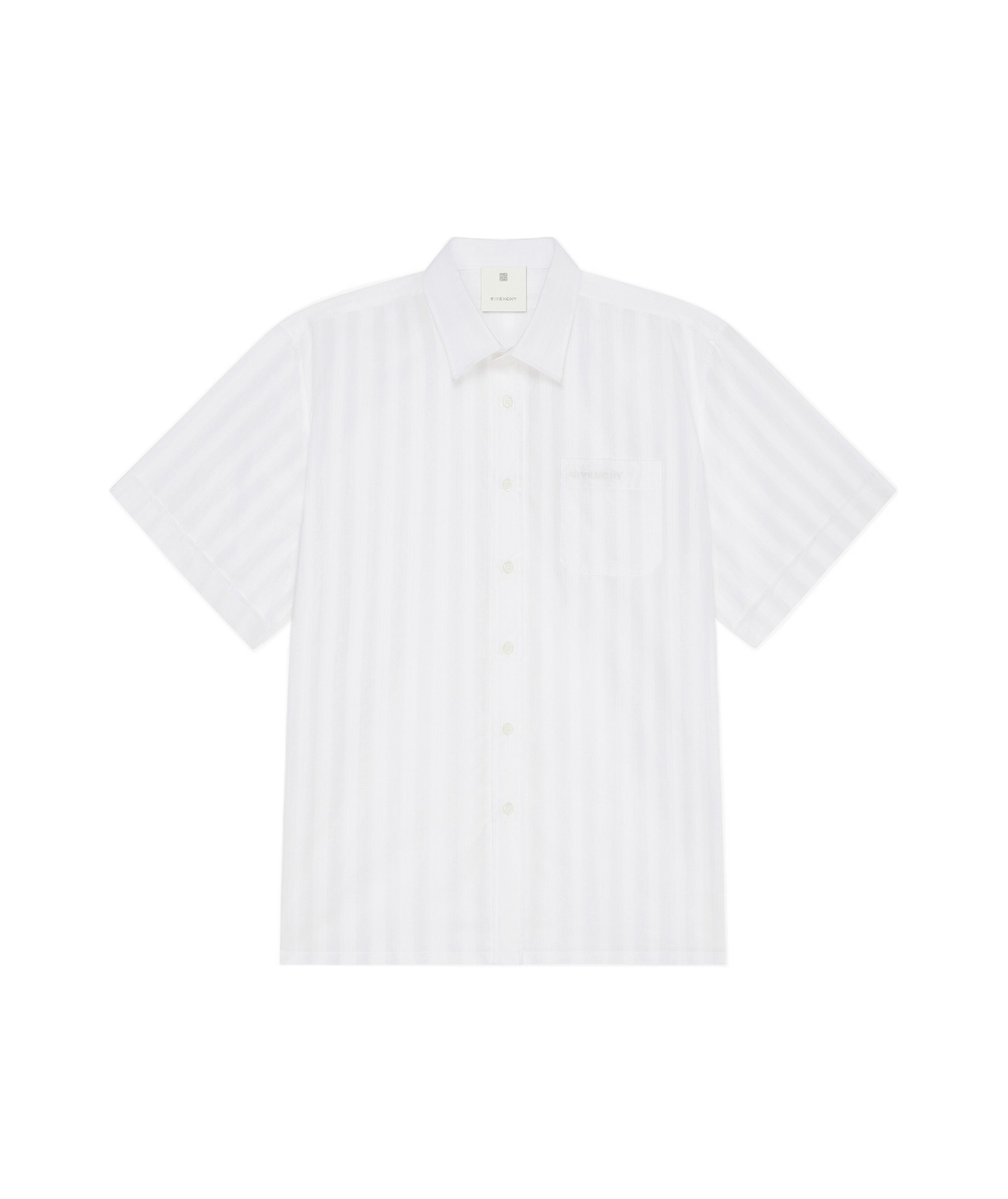Givenchy Short Sleeve Shirt With Pocket In White
