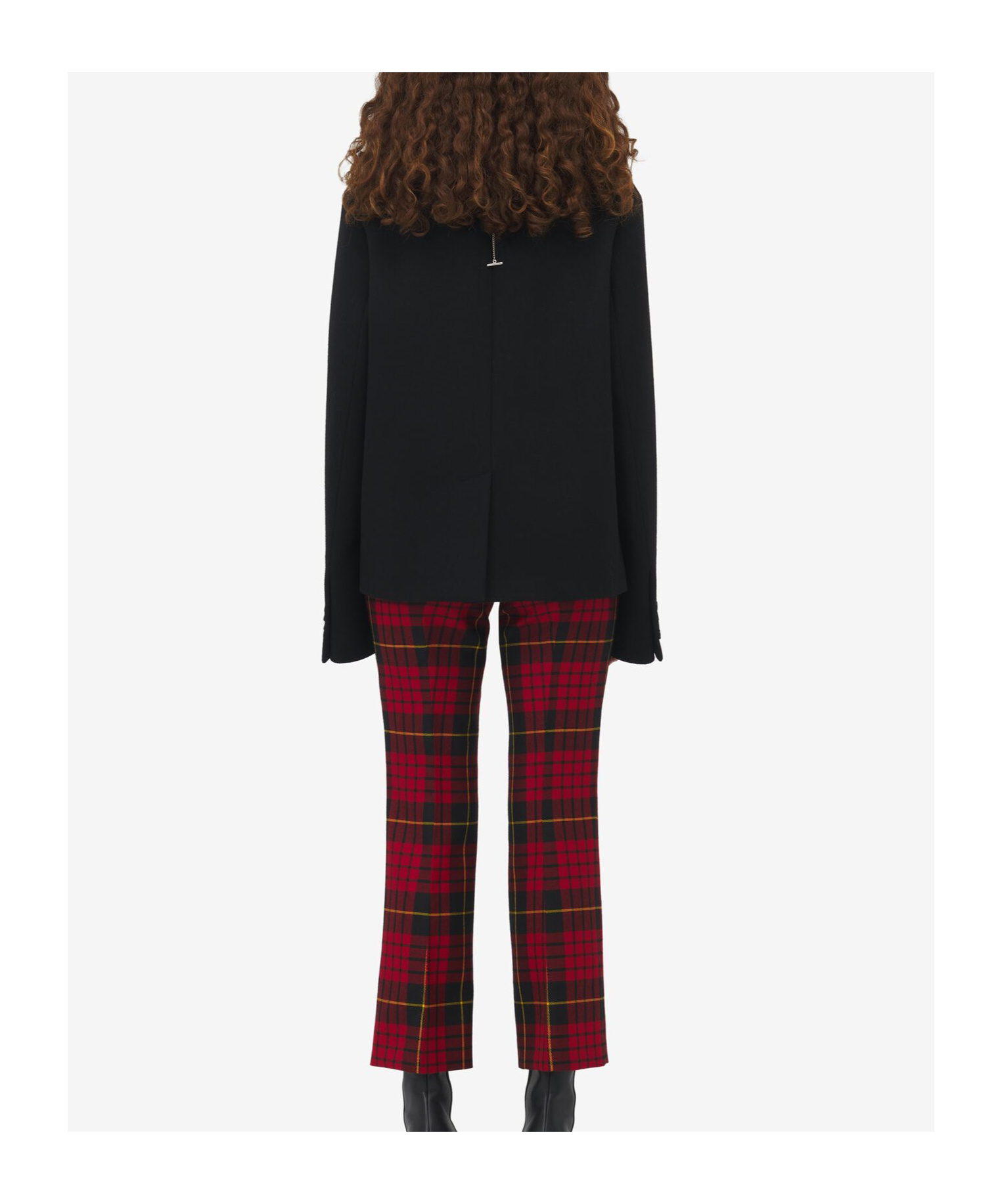 Alexander Mcqueen Womens Black Double-breasted Regular-fit Wool And Cashmere-blend Coat In Black