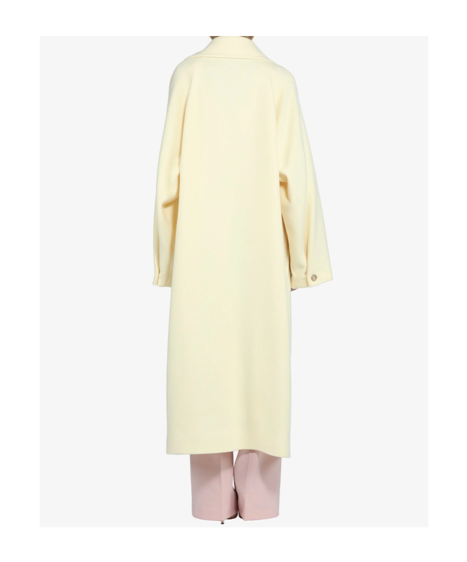 N°21 N21 Double-breasted Overcoat In Metallic