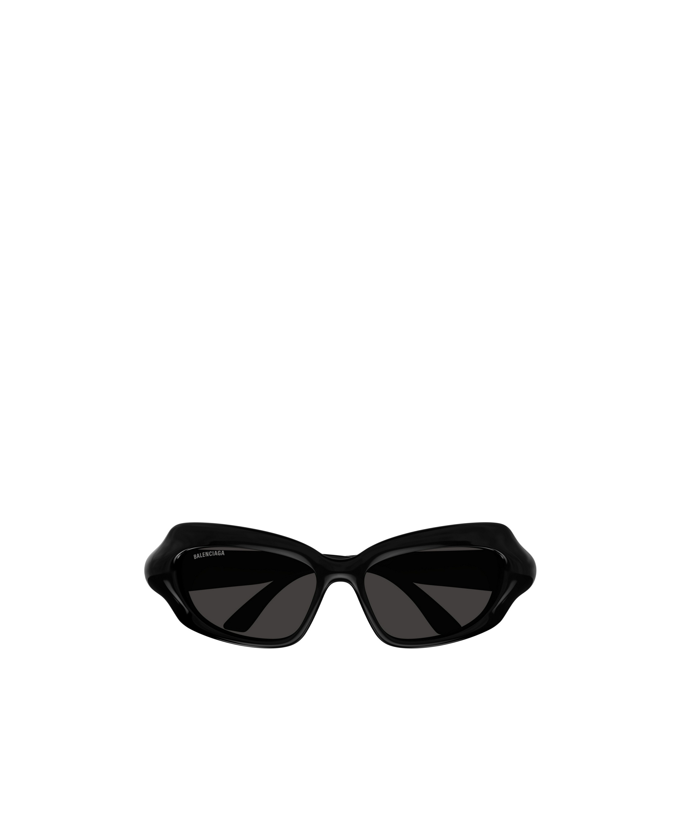 Balenciaga Grey Rectangular Ladies Sunglasses Bb0096s 001 51 In Black
