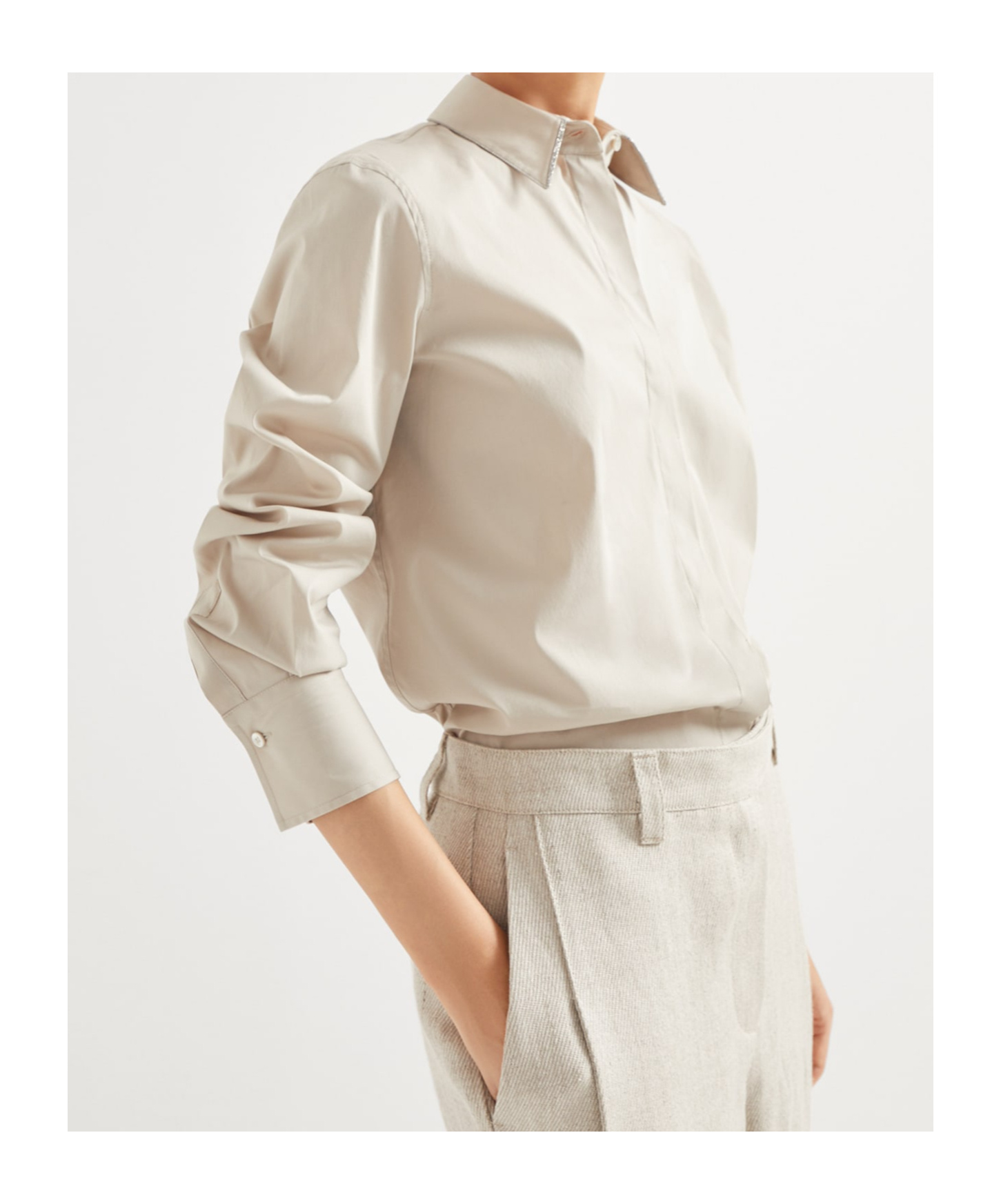 Brunello Cucinelli Monili-chain Shirt