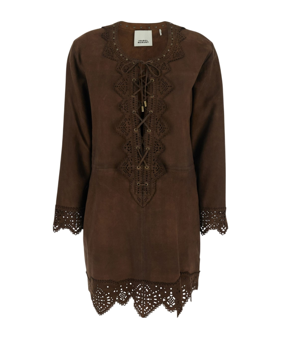 Shop Isabel Marant Charlina Dress In Brown
