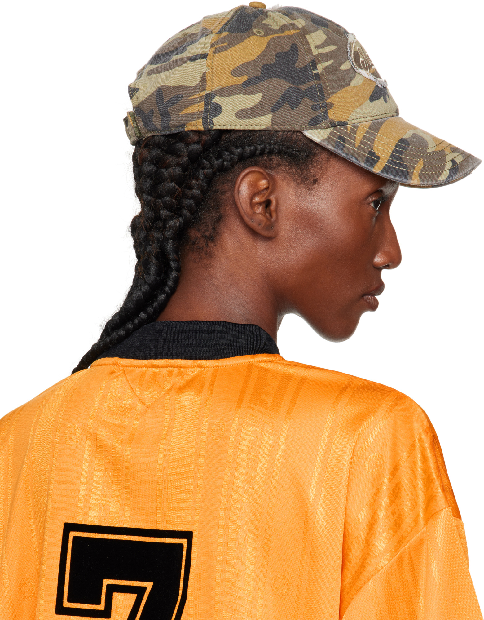 Martine Rose Logo Baseball Cap In Multi