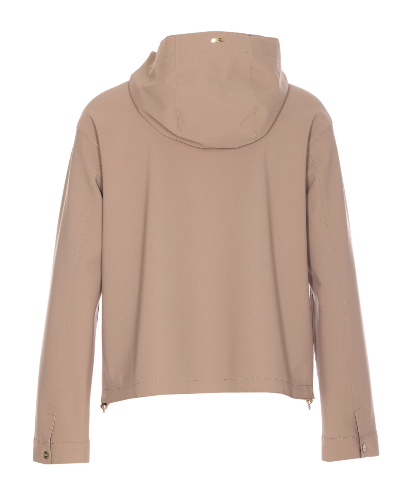 Herno Zip-up Hooded Jacket In Pink