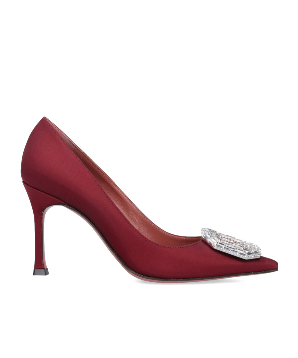Amina Muaddi 'camelia 90' Pumps In Red