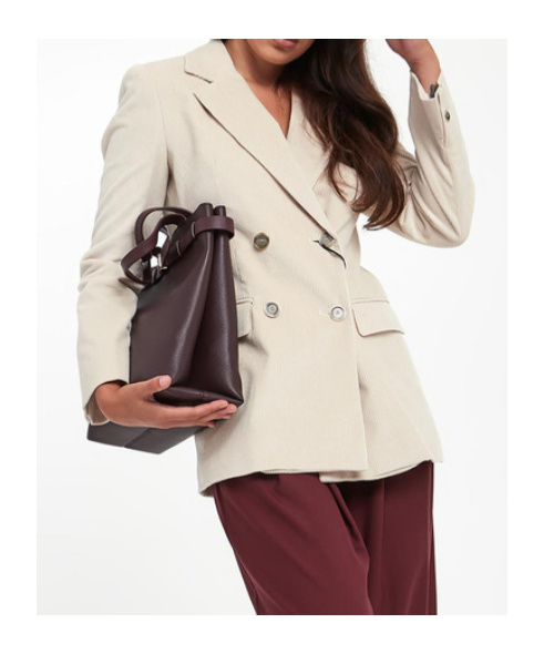 Marella Long-sleeved Suit Jacket In Neutral