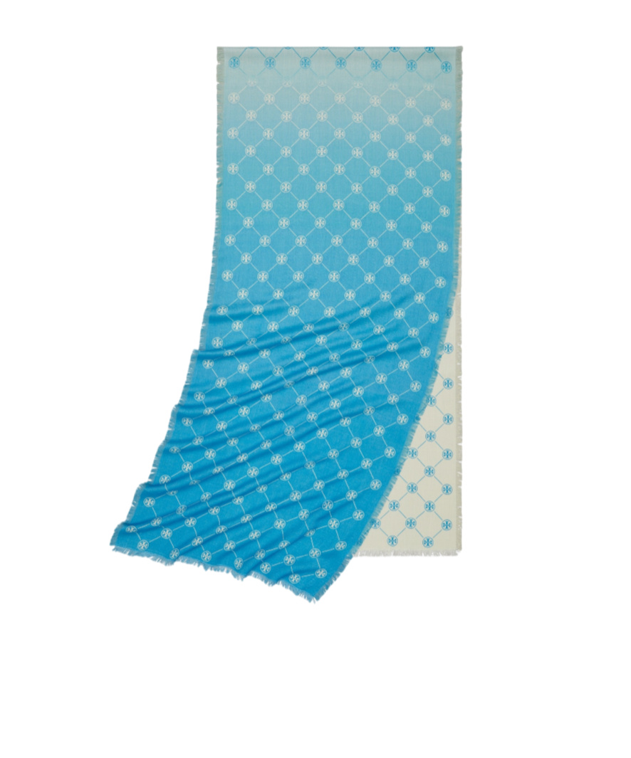 Tory Burch T Monogram Oblong Scarf