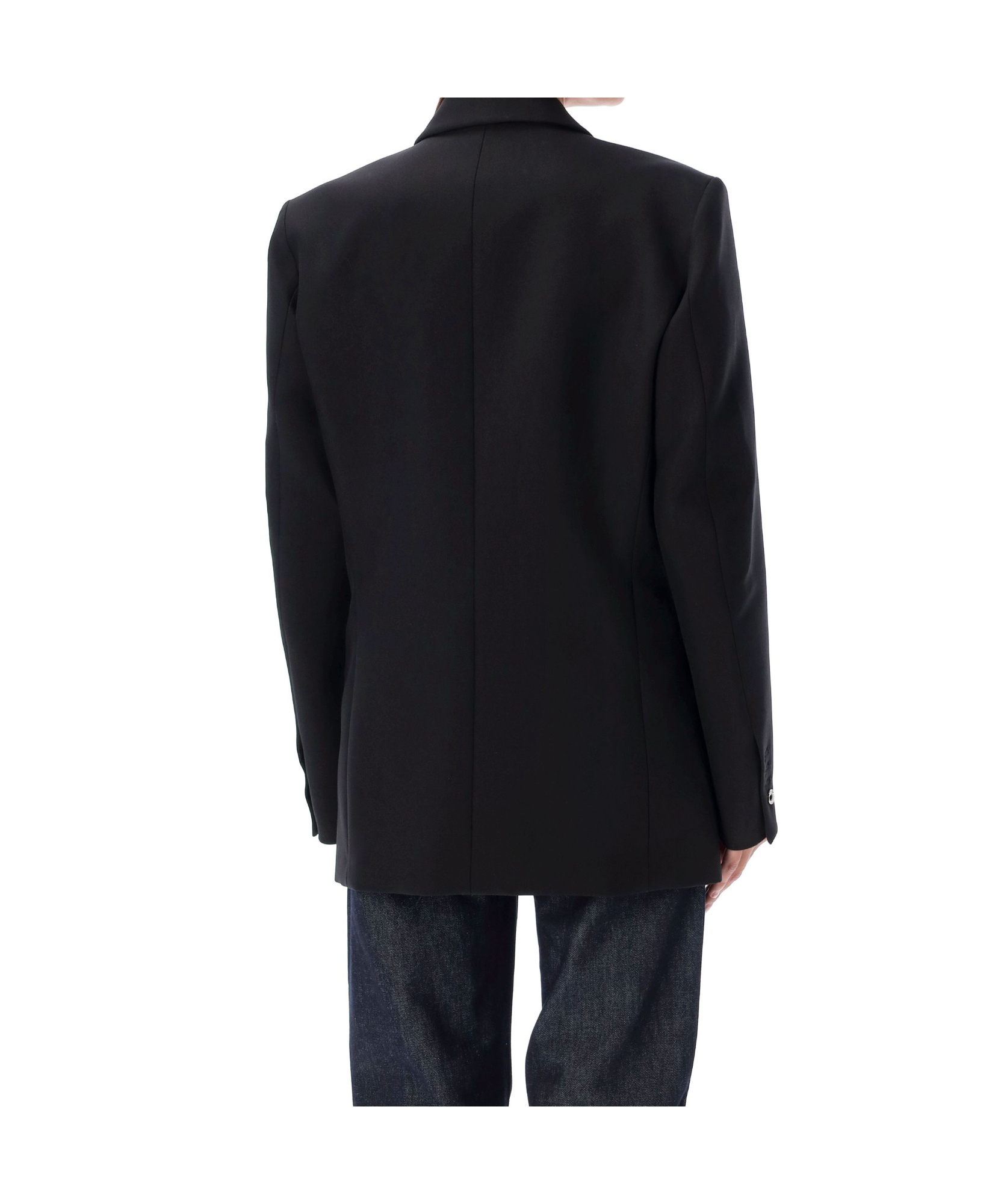 Coperni Tailored Double Breasted Jacket In Black