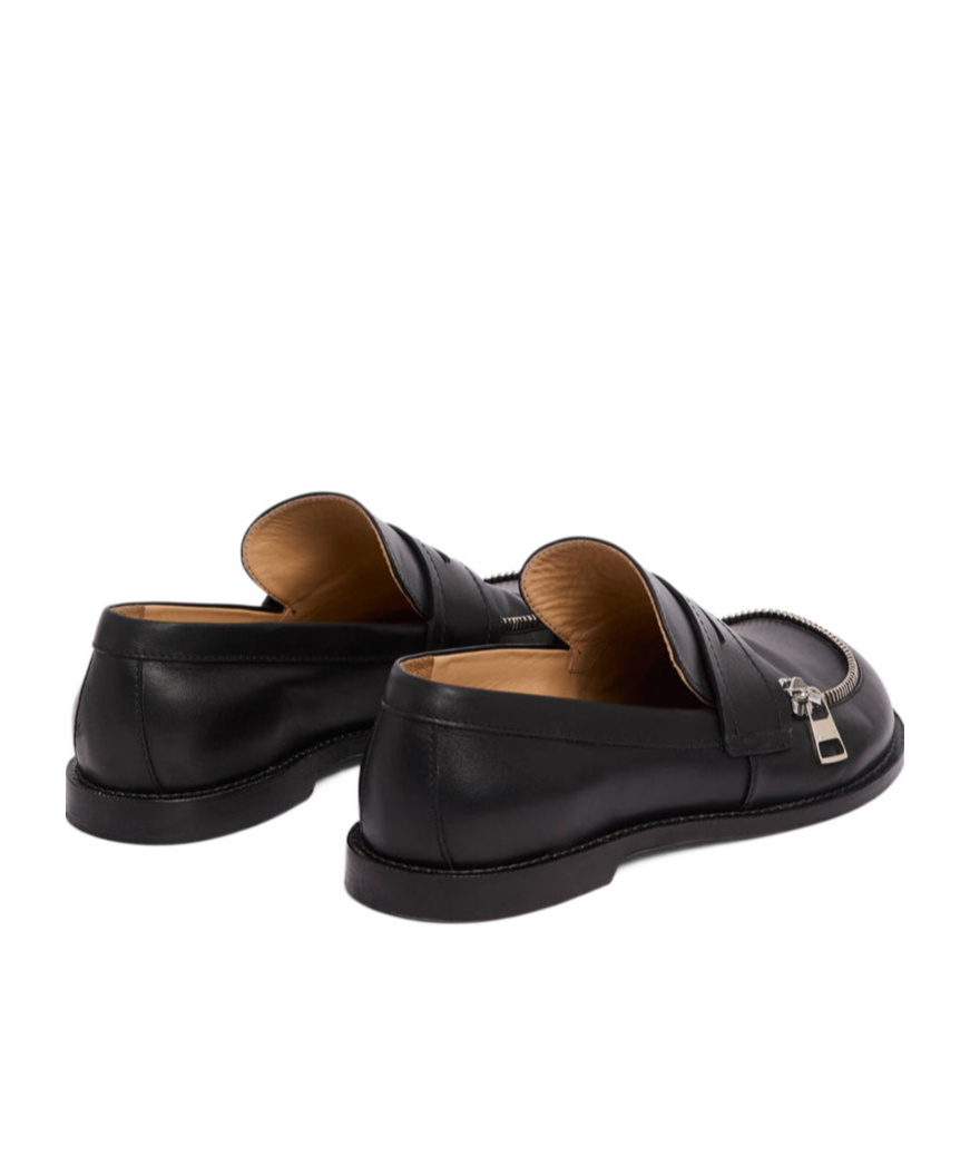 Jw Anderson Biker Loafer In Black