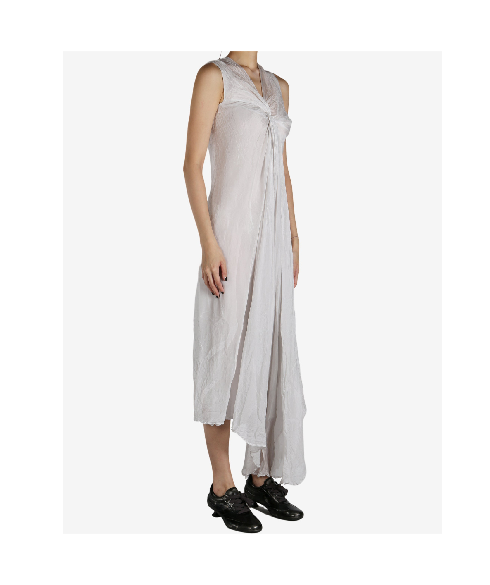 Marc Le Bihan Draped Sleeveless Maxi Dress