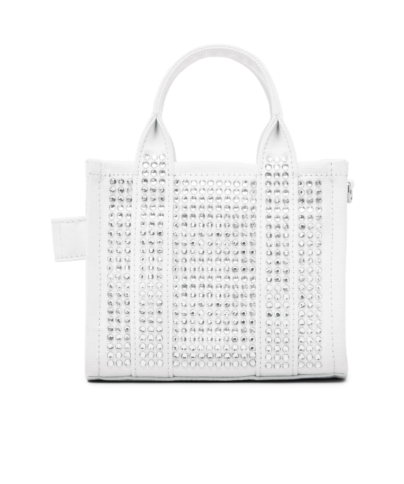 Marc Jacobs Women's The Crystal Canvas Small Tote Bag In White