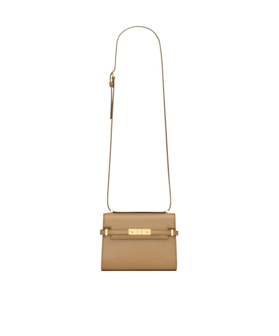 Saint Laurent Mini Manhattam In Box Cross Body Bag In Nude