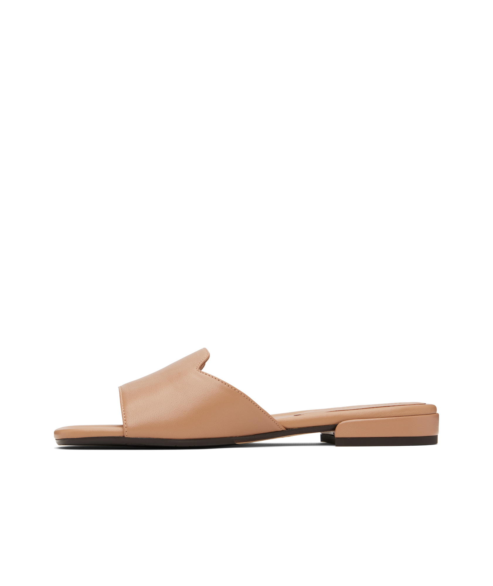 Jimmy Choo Brown Dina Flat Sandals In Pink