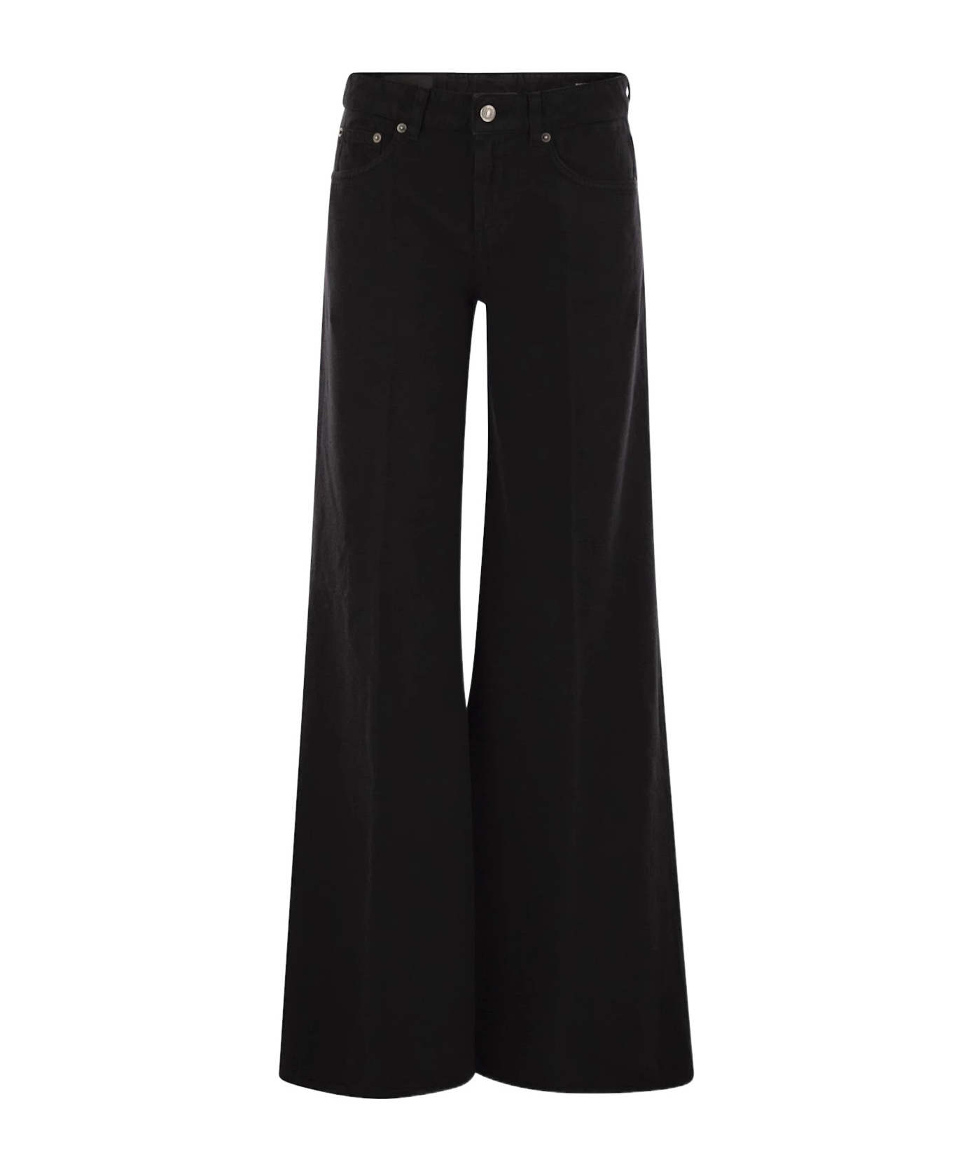 Dondup Marlen - Wide Leg Jeans In Black