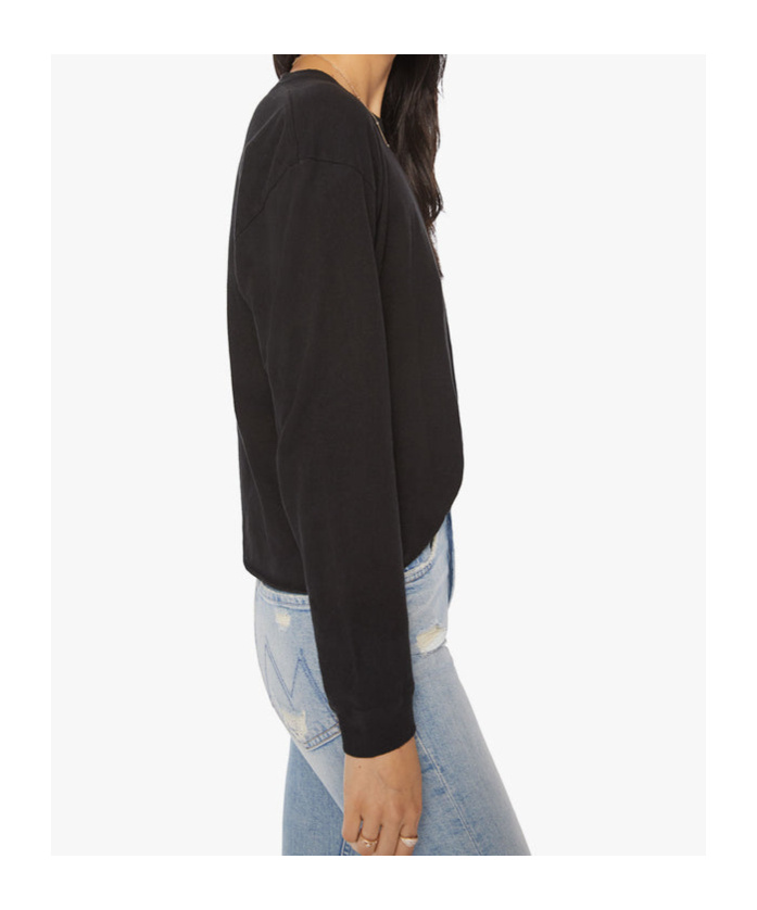Shop Mother Long-sleeved T-shirt In Black