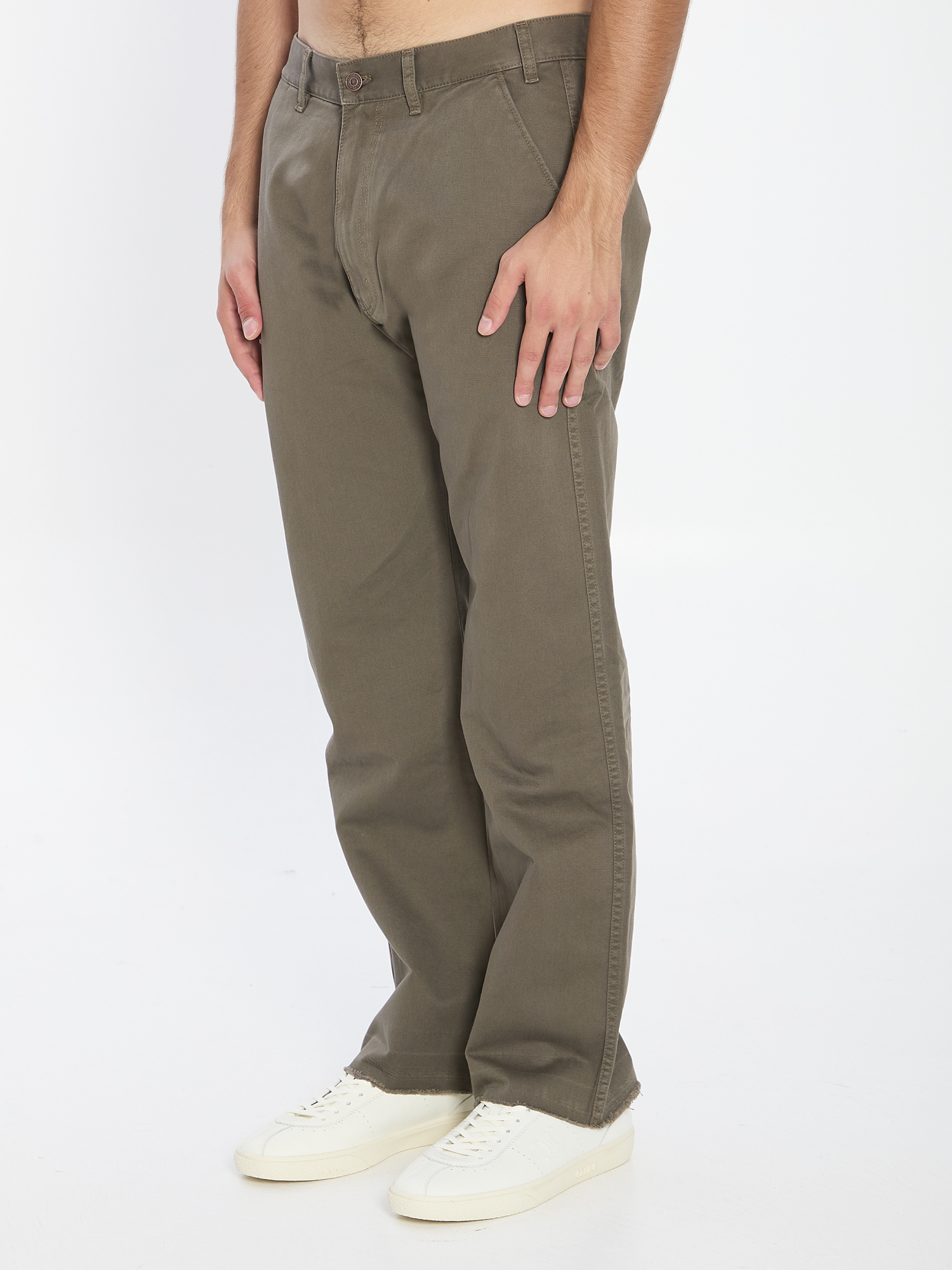 Celine Jeans With Belt Loops In Gray