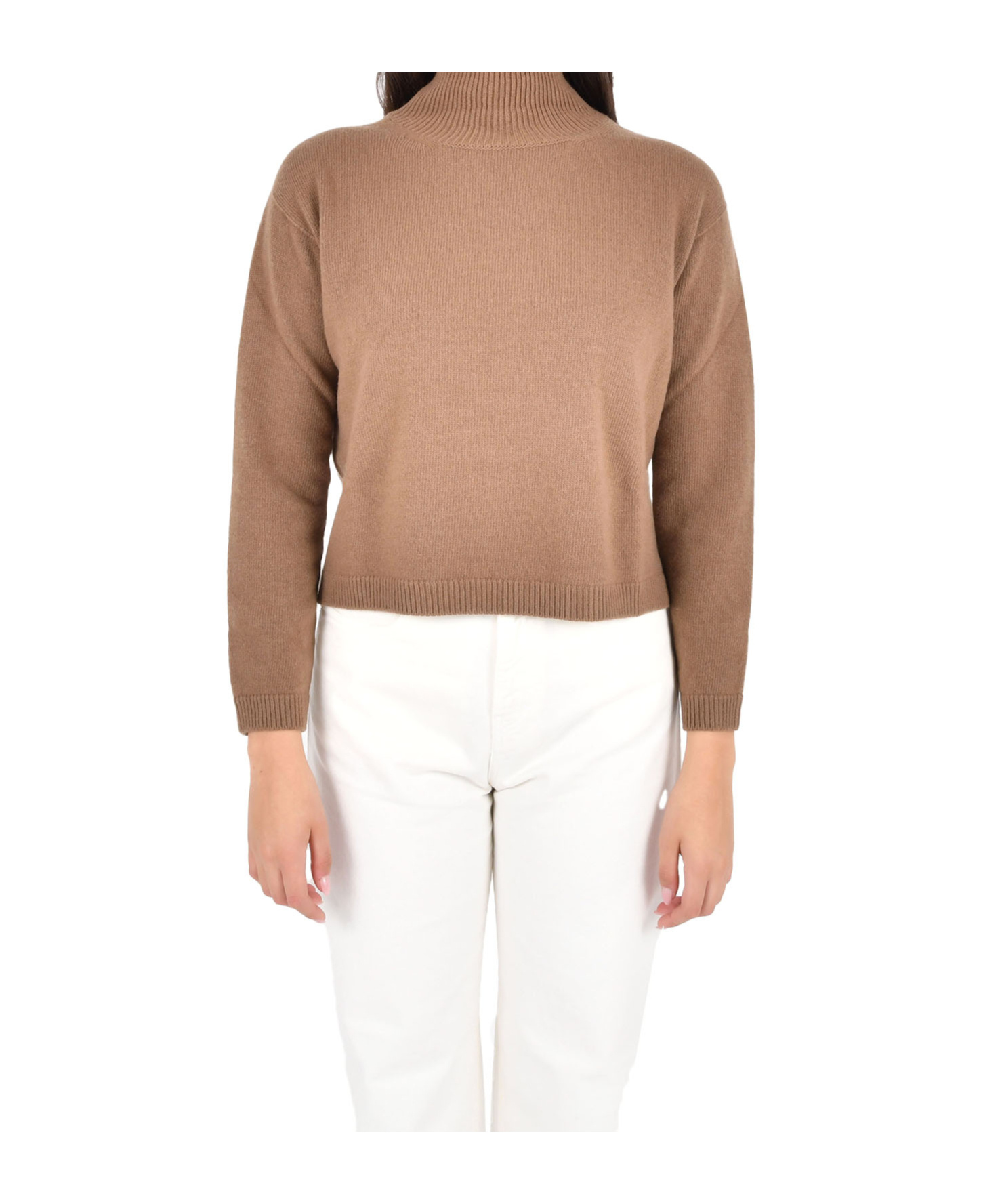 Max Mara 's  Matteo Turtleneck Jumper In Brown