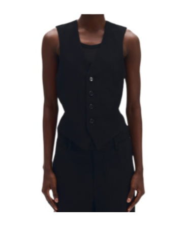 Ann Demeulemeester Classic Waistcoat In Black