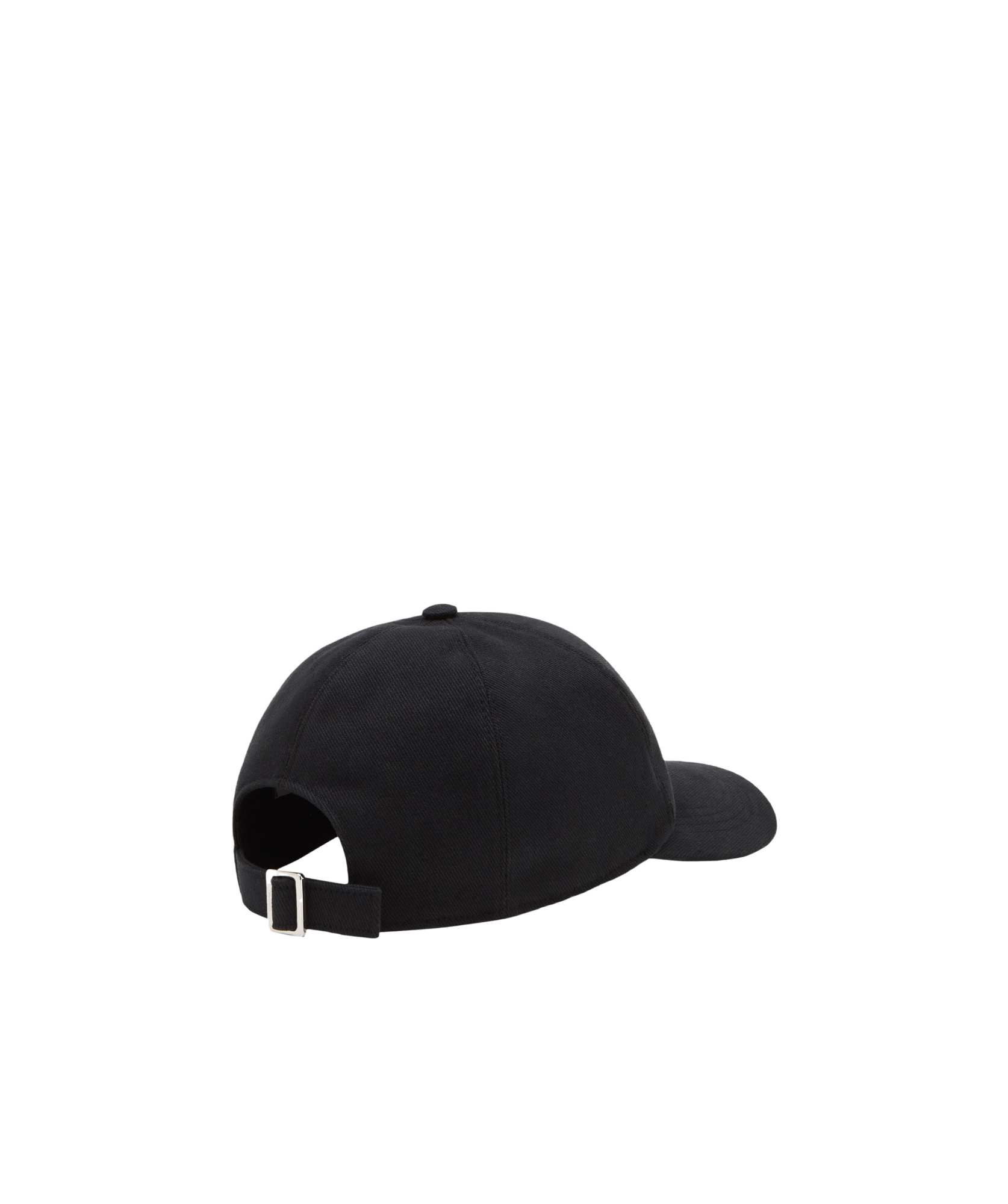 Ferragamo Casquette De Base-ball Avec Logo Blanc In Black