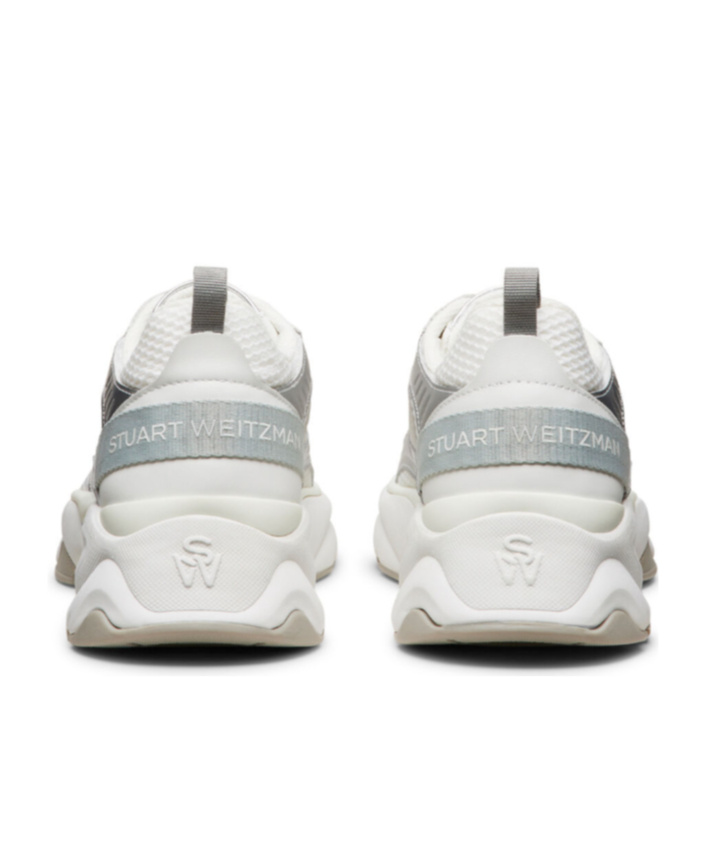 Stuart Weitzman Sw Trainer Sneakers In White
