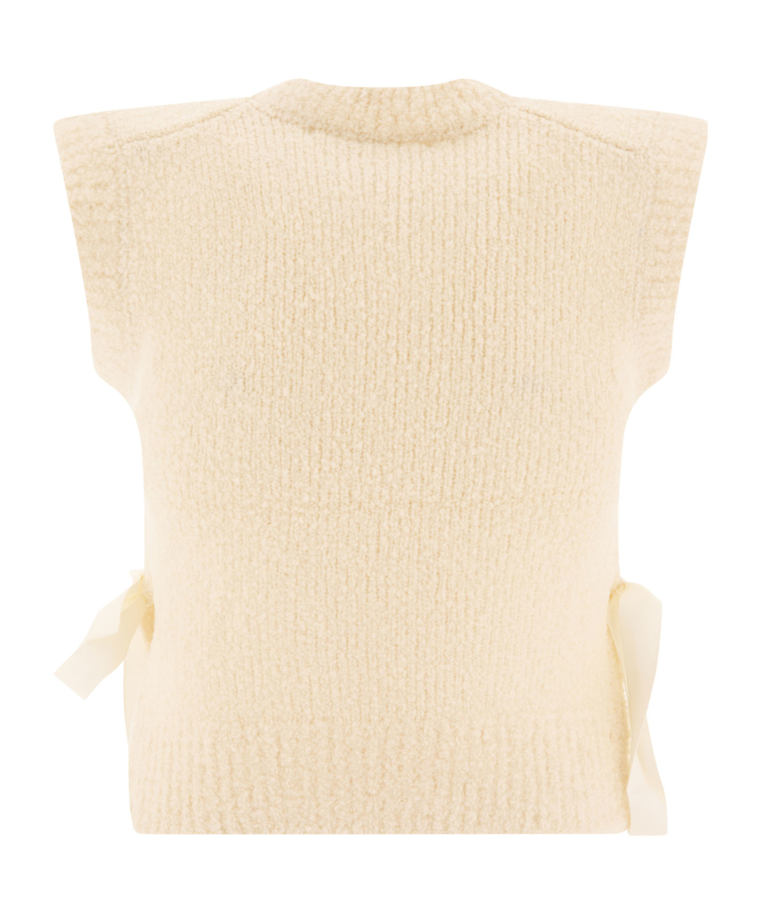 Cecilie Bahnsen Owen Knitted Vest In Nude