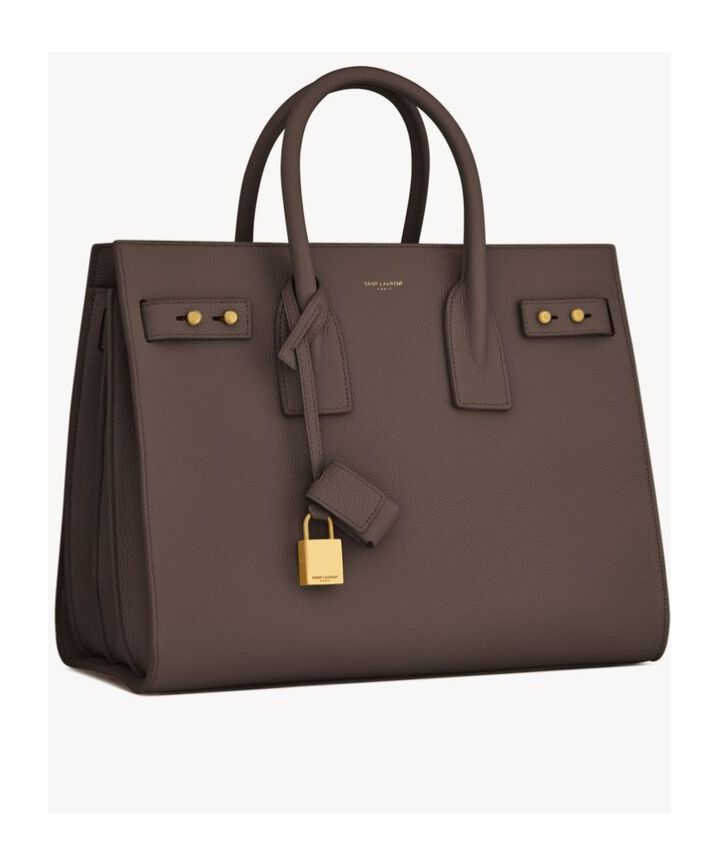 Saint Laurent Sac De Jour Baby In Smooth Leather Bags In Brown