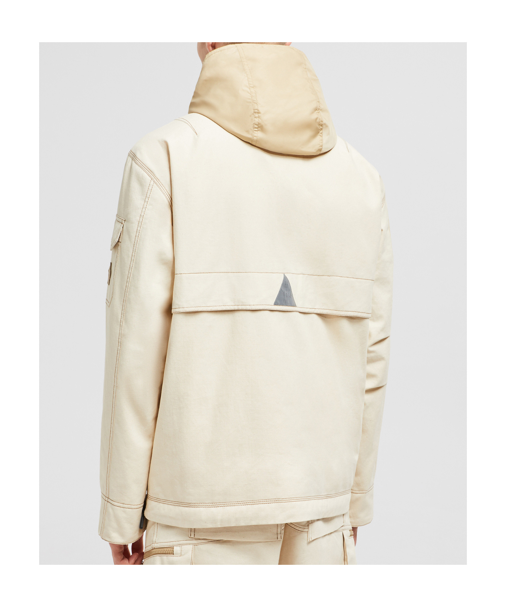 Moncler Doudoune Utilitaire En Coton Kelpius In Nude