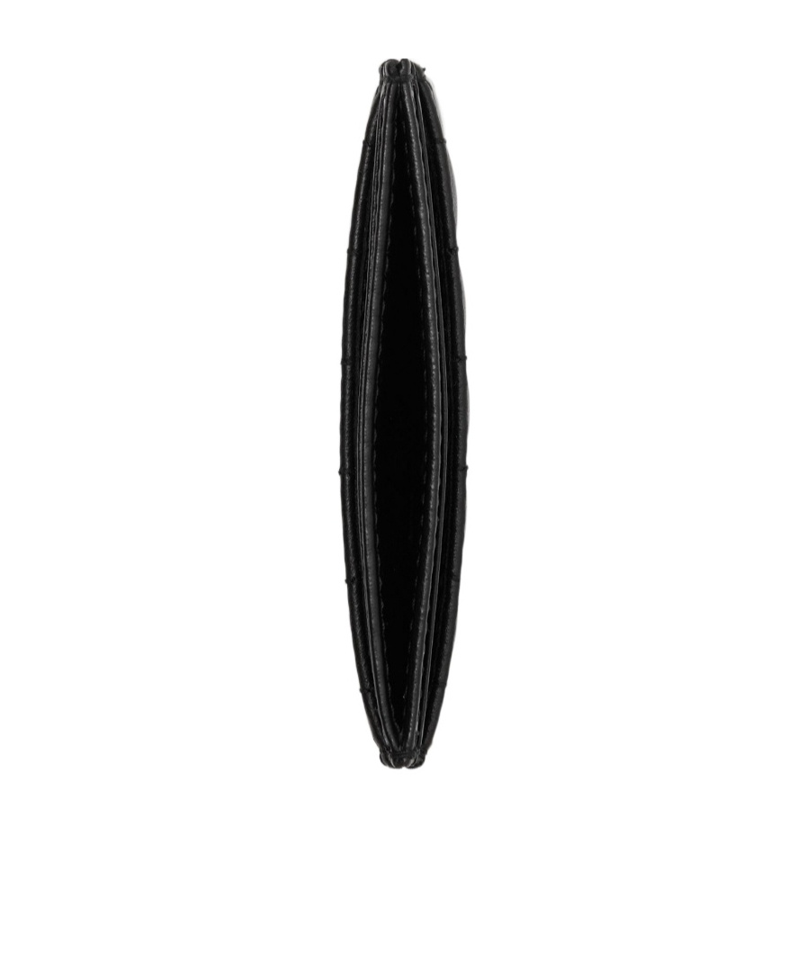 Burberry Lola Quilted Card Case In Black
