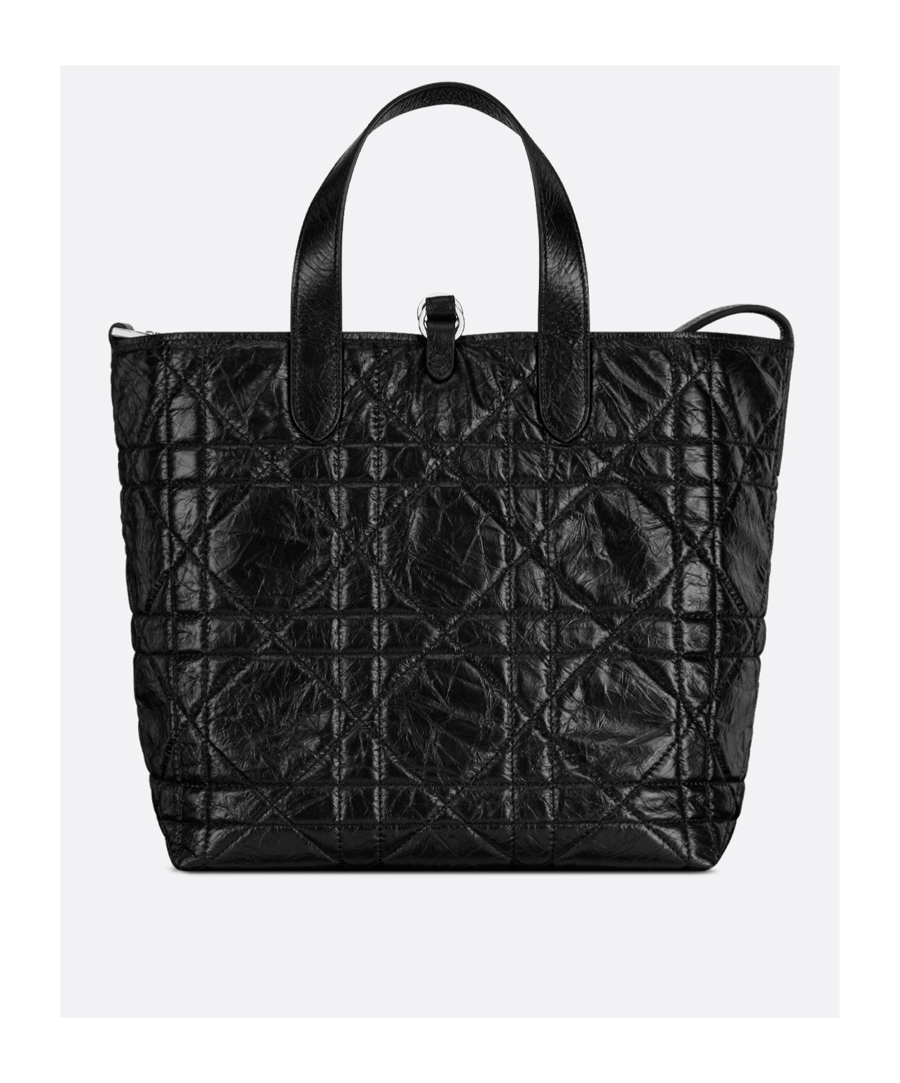 Dior Medium Double Handle Shoulder Bag In Black