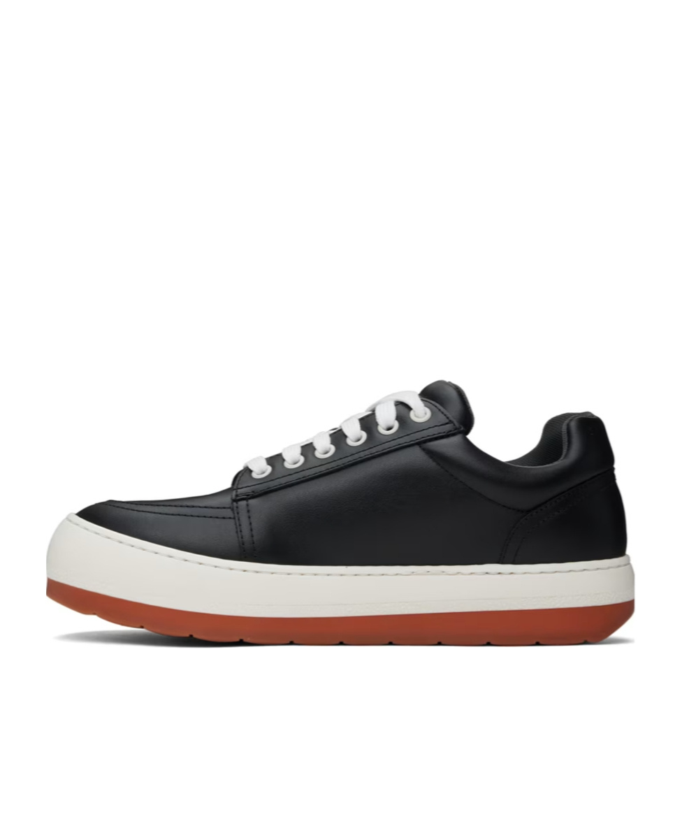 Sunnei Lacing Low-cut Skate Shoes In Black
