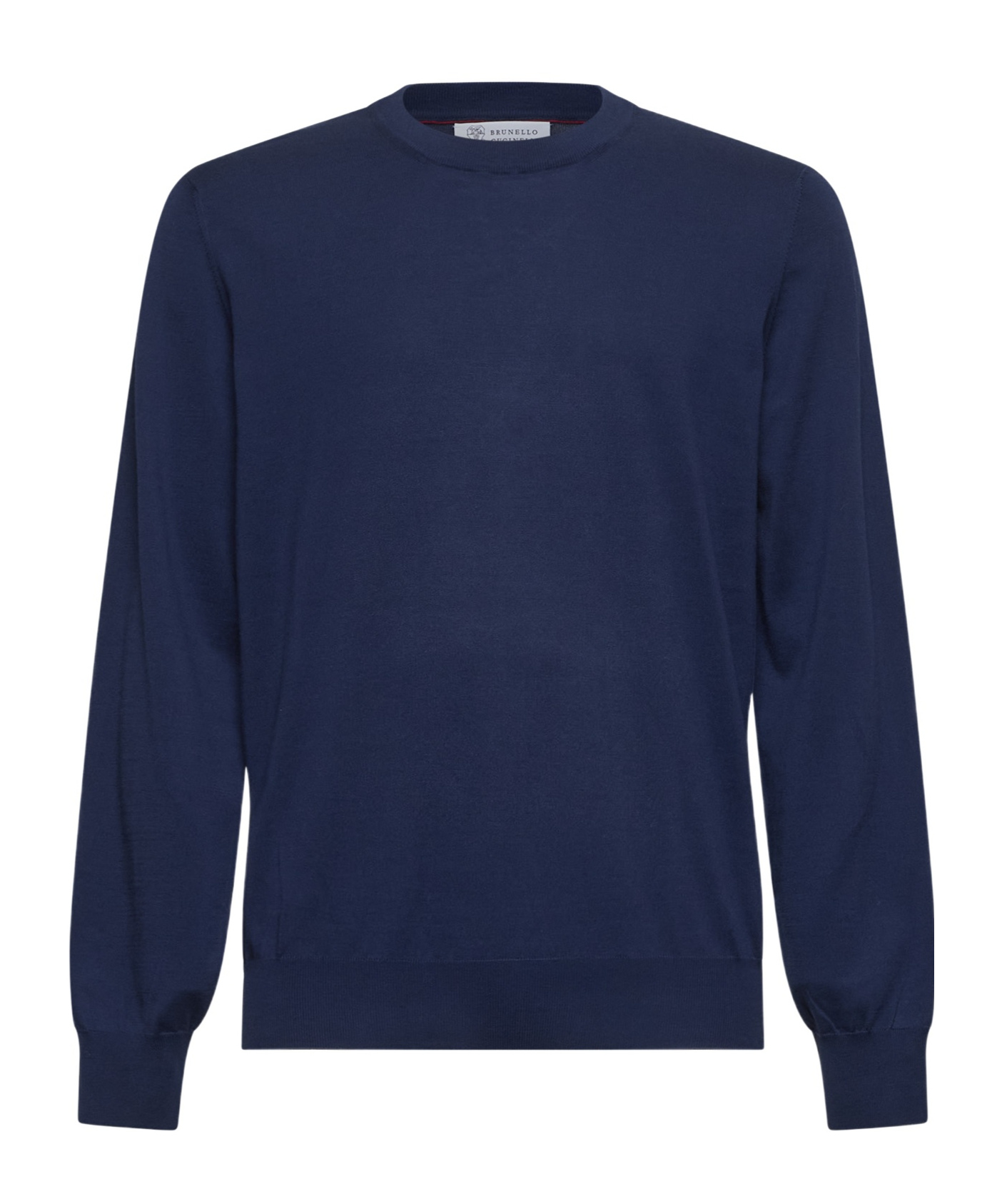 Brunello Cucinelli Long-sleeved Sweater In Blue
