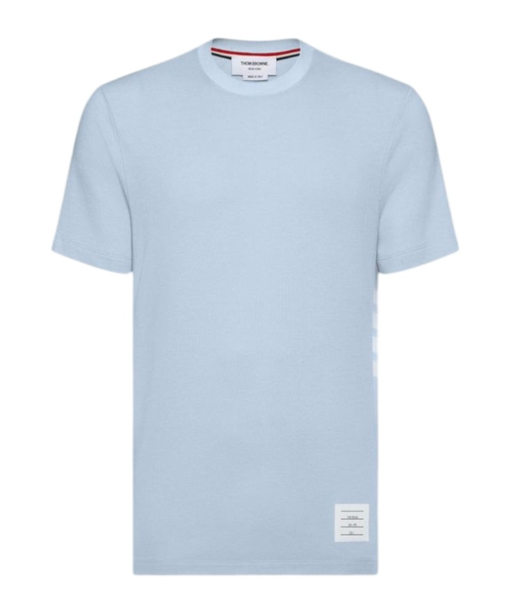 Thom Browne Short-sleeved T-shirt In Blue