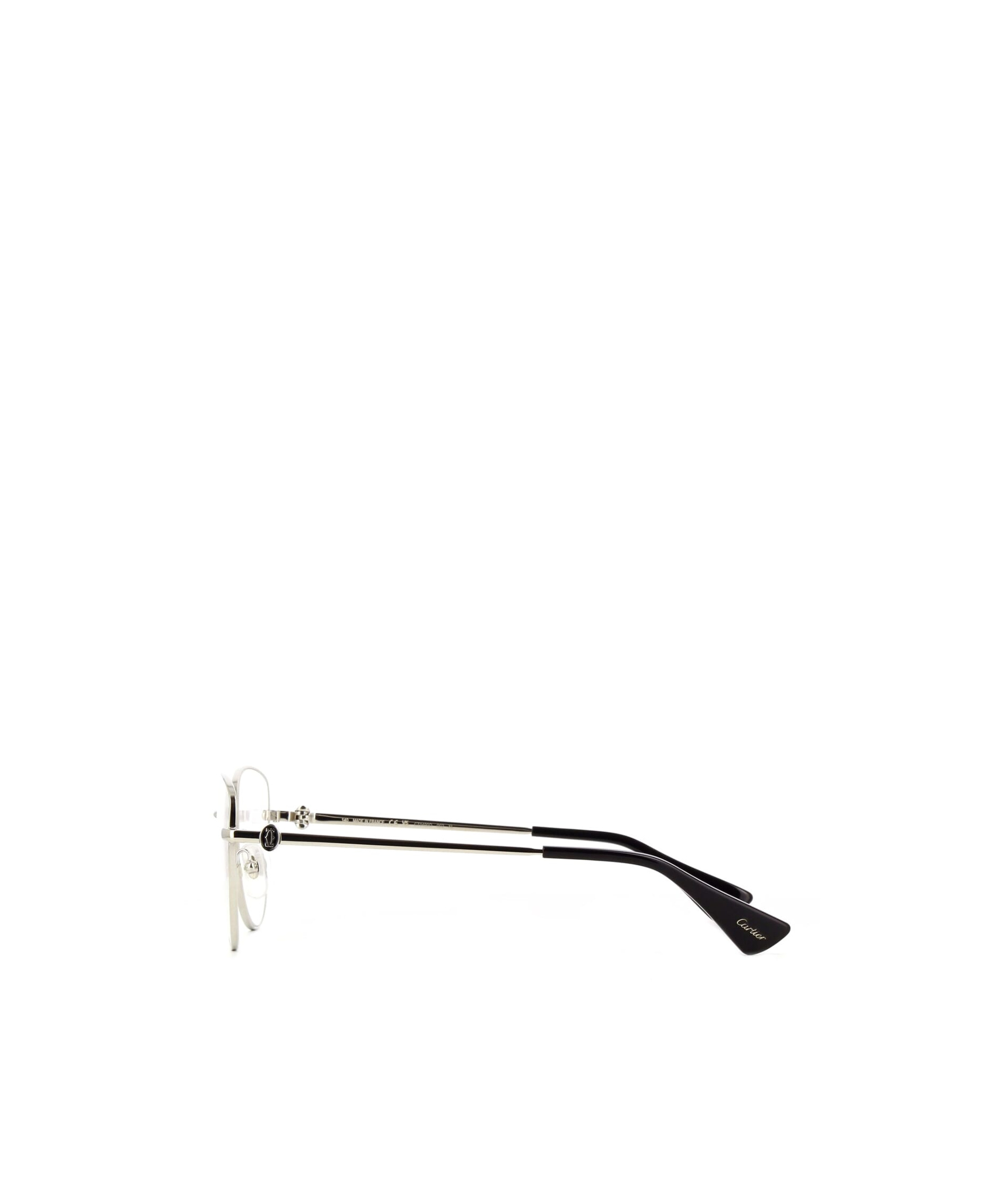Cartier Ct0490o Butterfly Frame Glasses In White