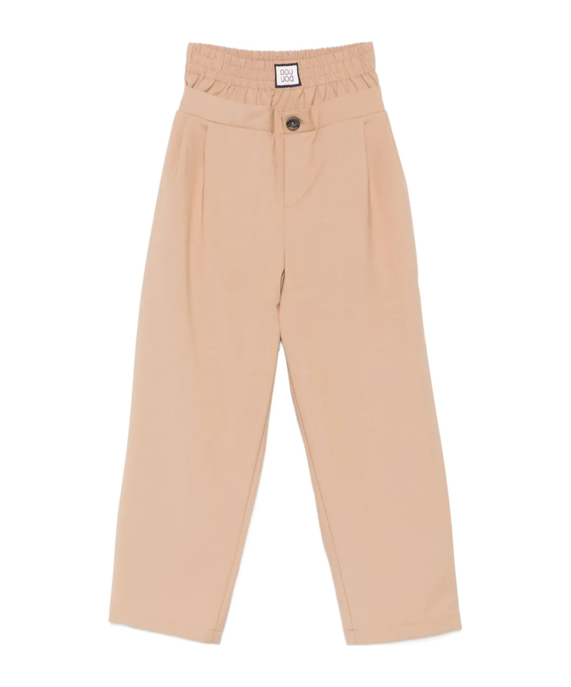 DOUUOD PLEAT-DETAIL TROUSERS