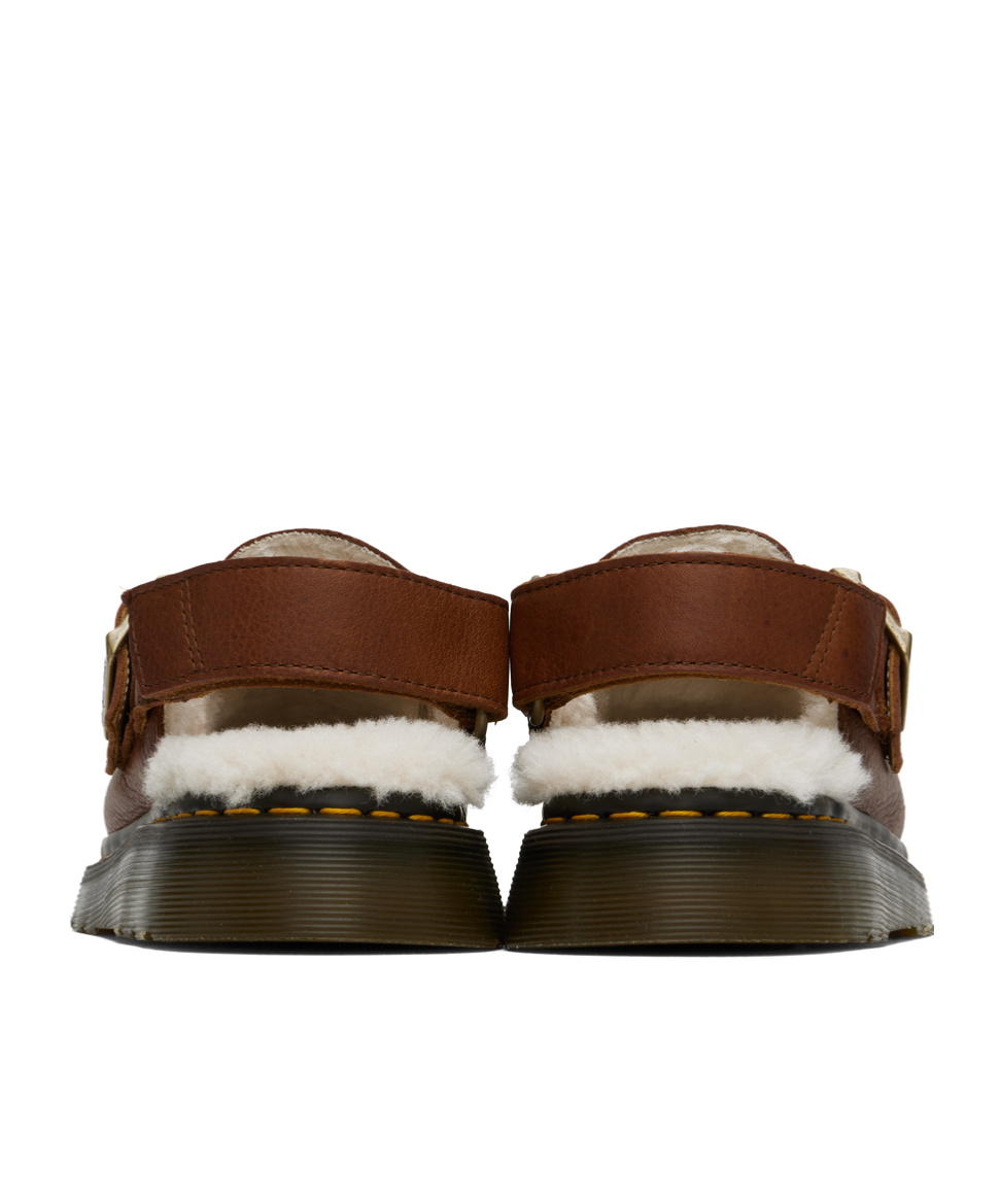 Dr. Martens' Jorge Ii Leather Mules In Brown