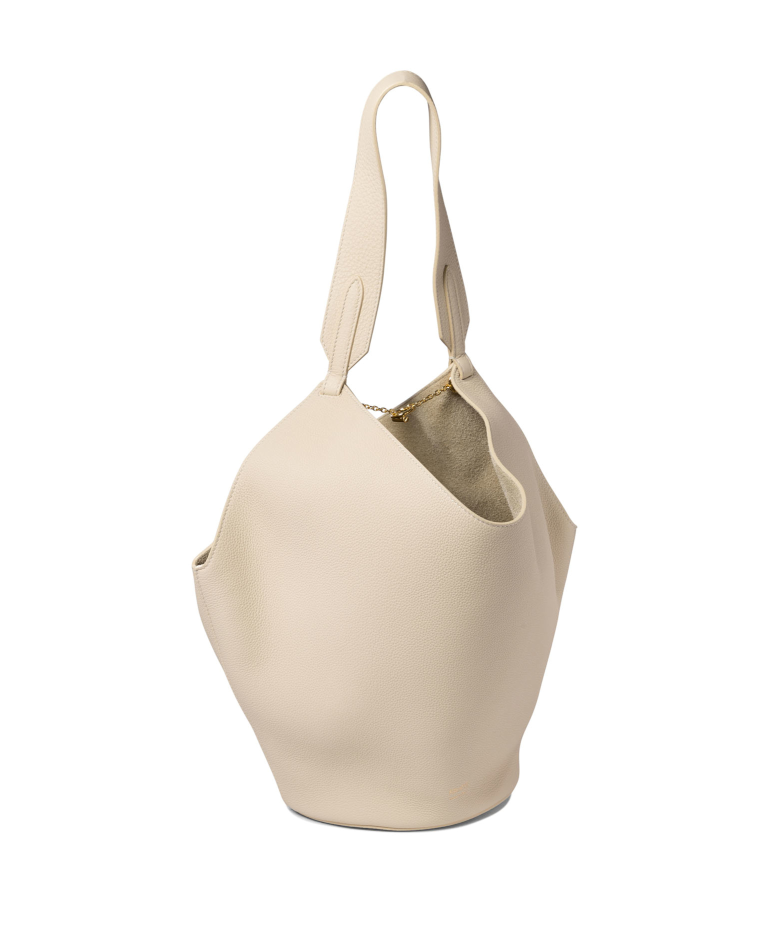 Khaite Lotus Small Shoulder Bag In Nude