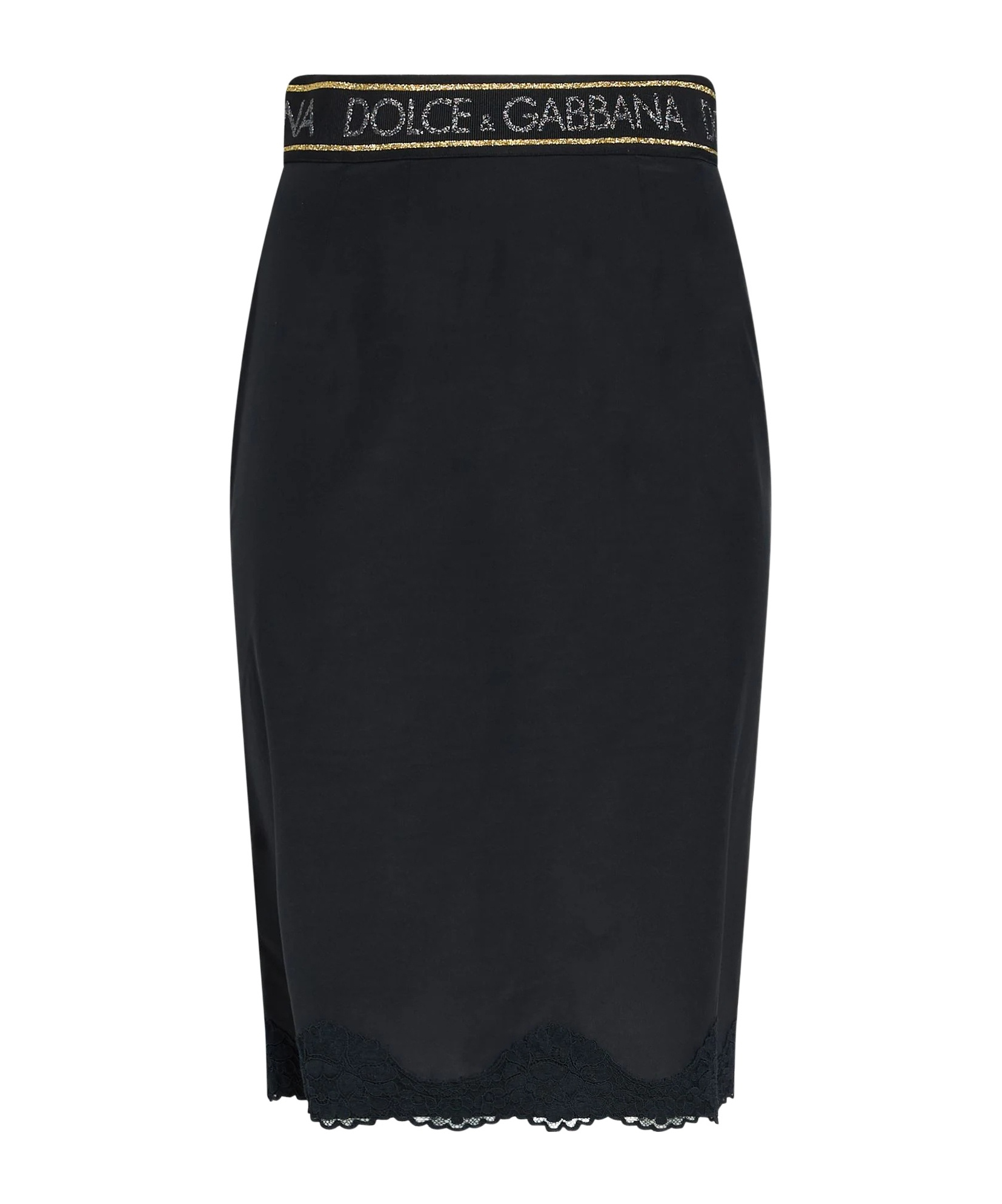 Dolce & Gabbana Midi Skirts In Black